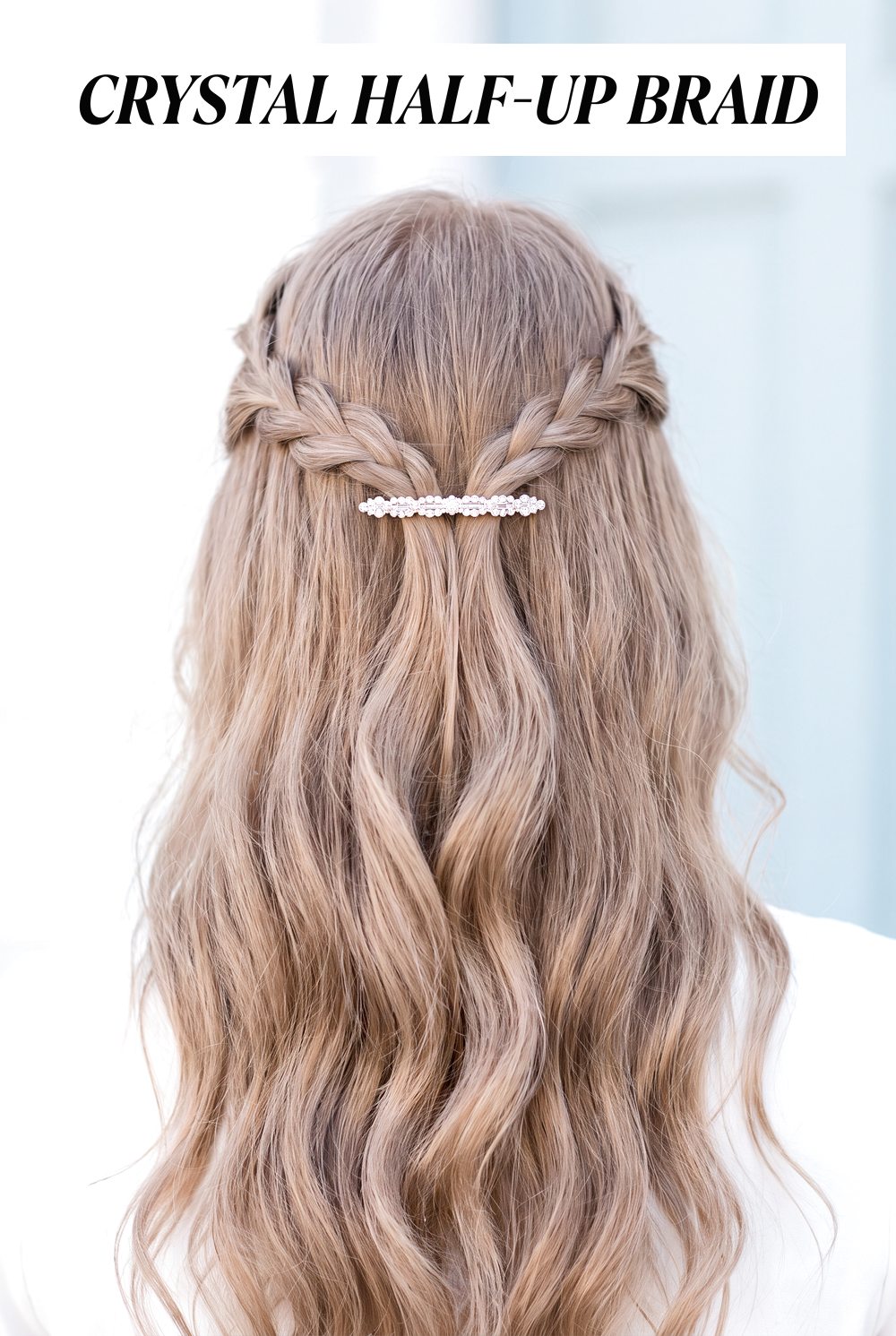 Crystal Half-Up Braid