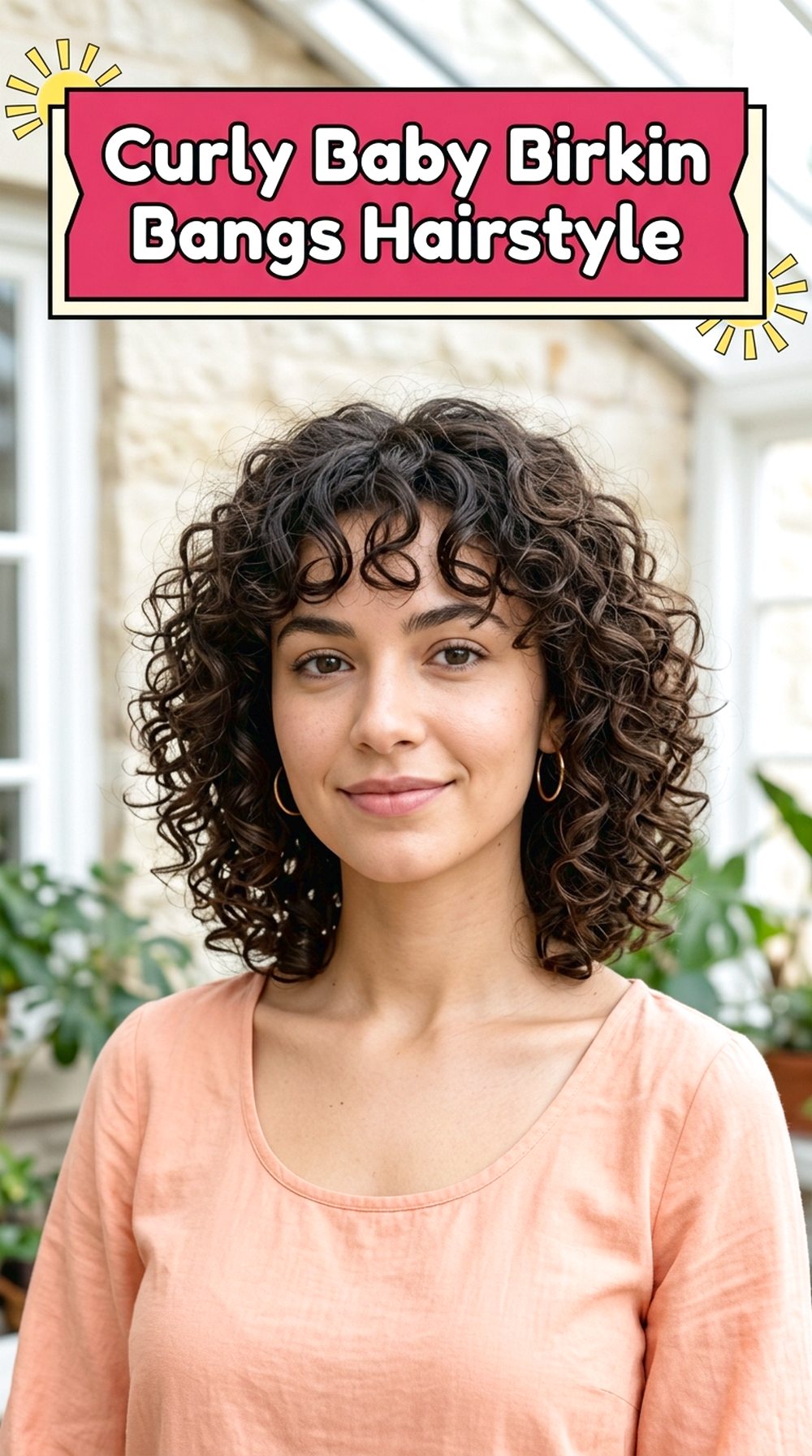 Curly Baby Birkin Bangs