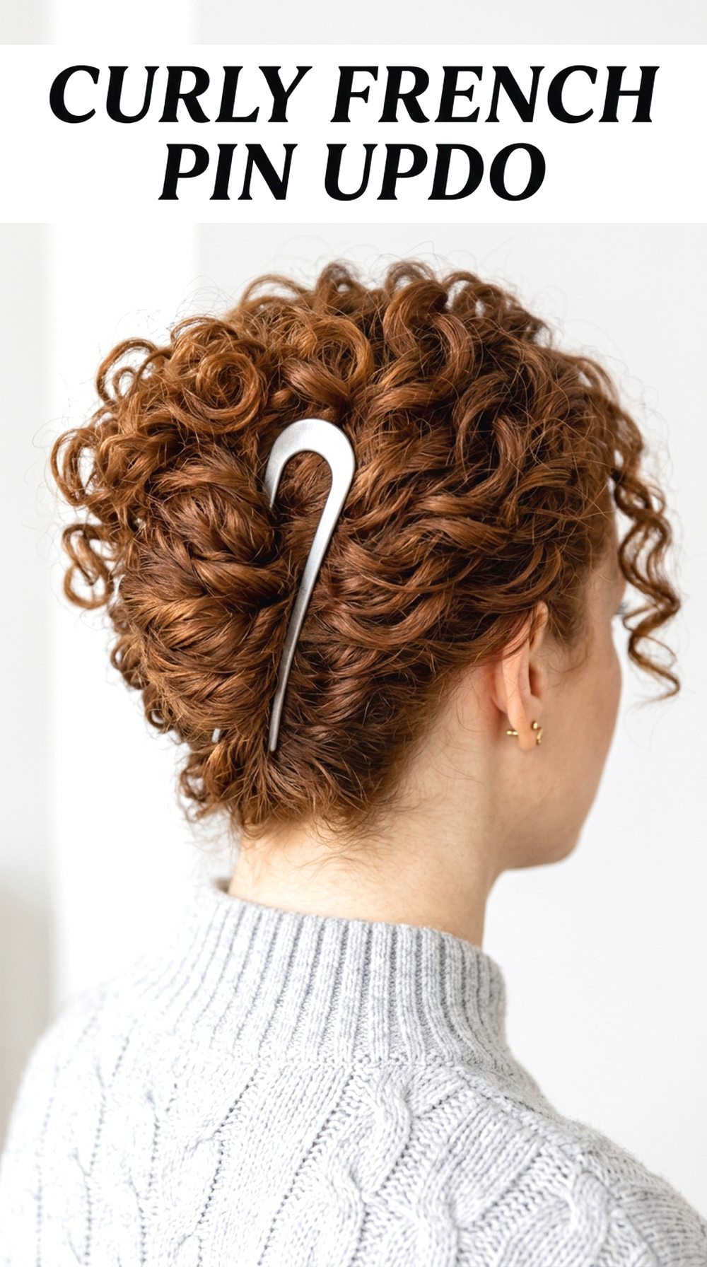Curly French Pin Updo