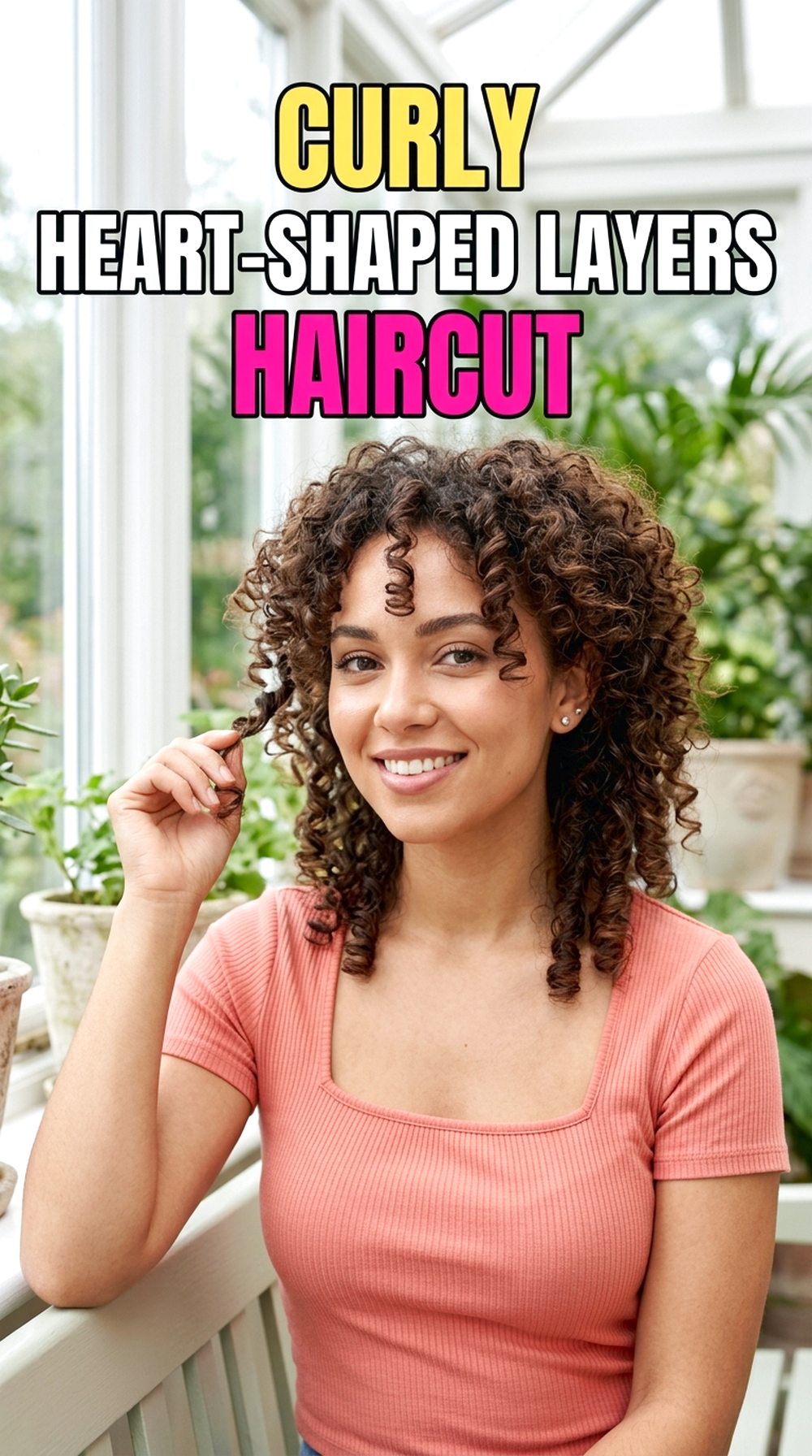 Curly Heart-Shaped Layers