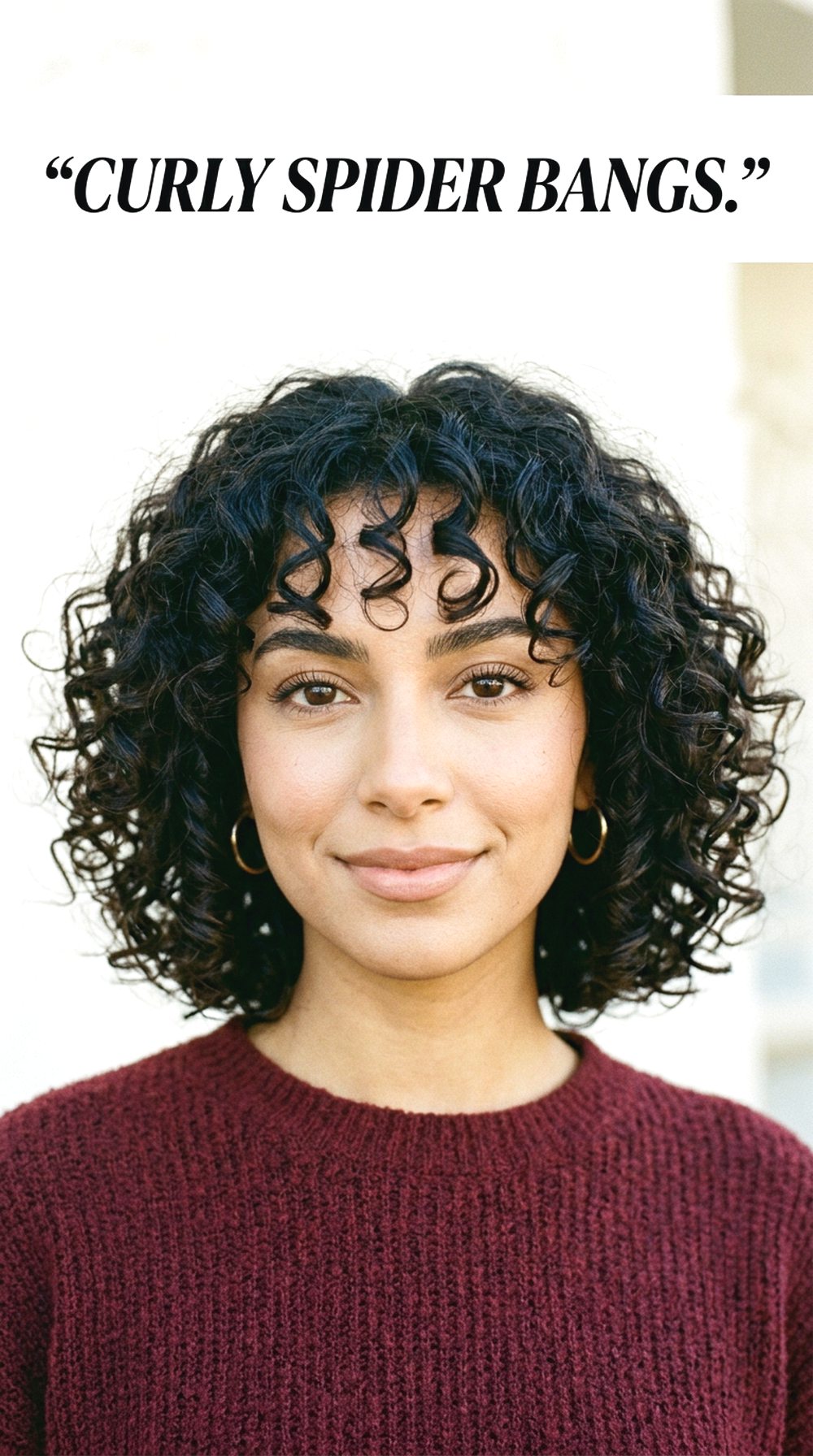 Curly Spider Bangs