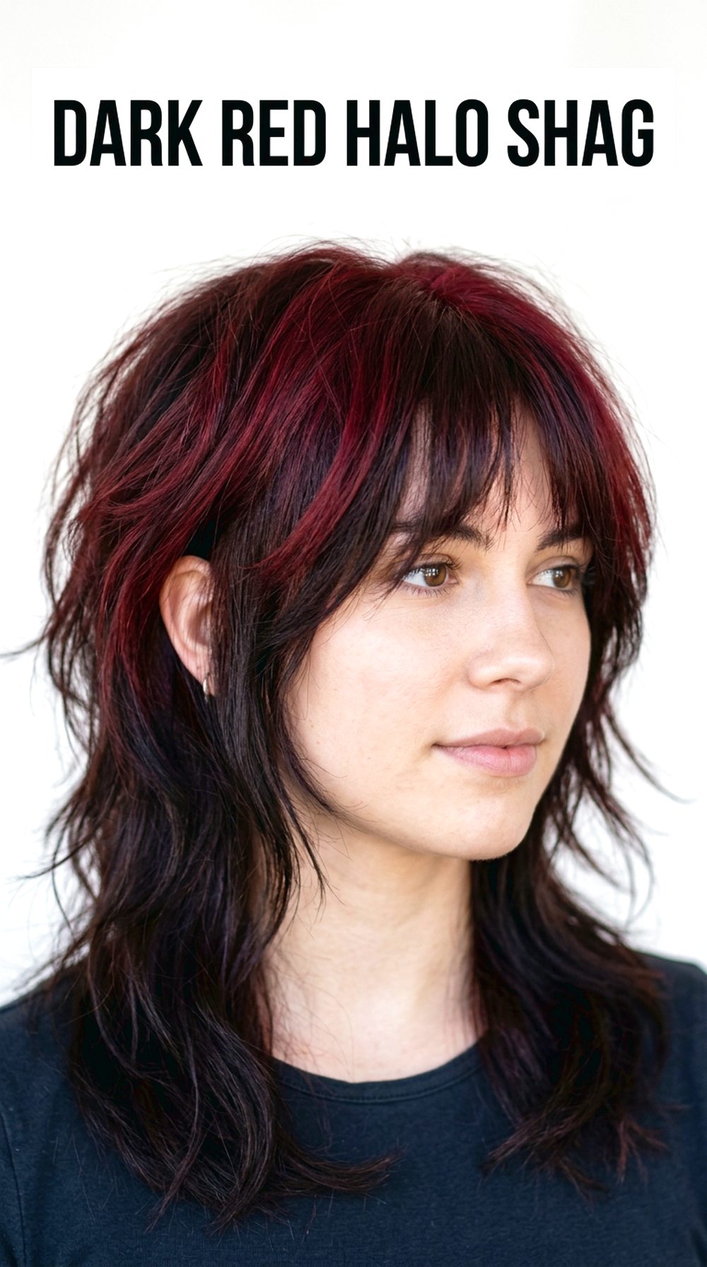 Dark Red Halo on Shaggy Layers