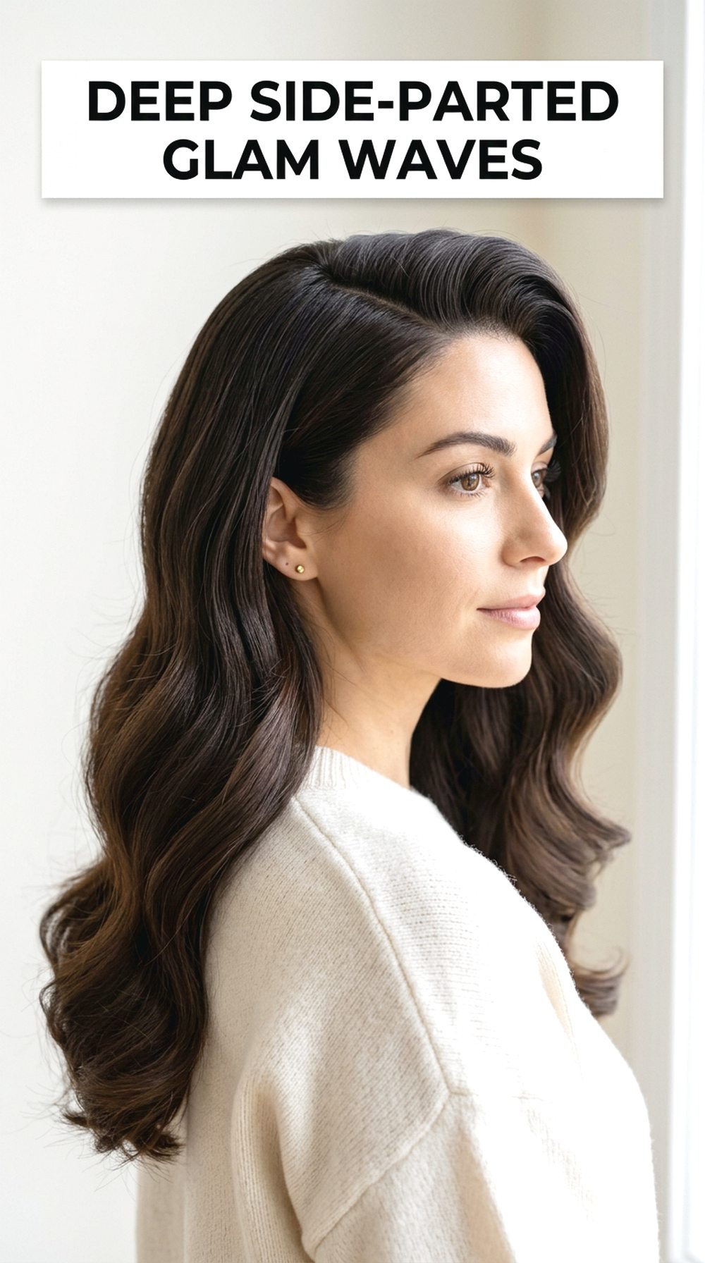 Deep Side-Parted Glam Waves