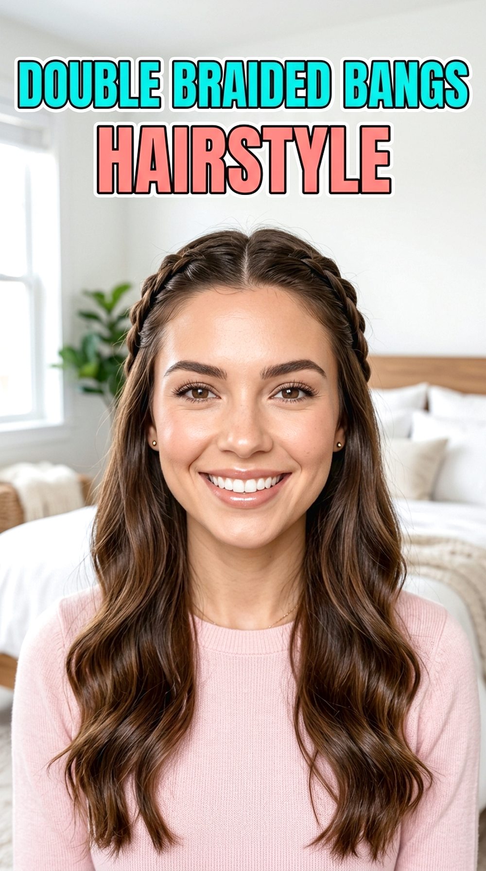 Double Braided Bangs