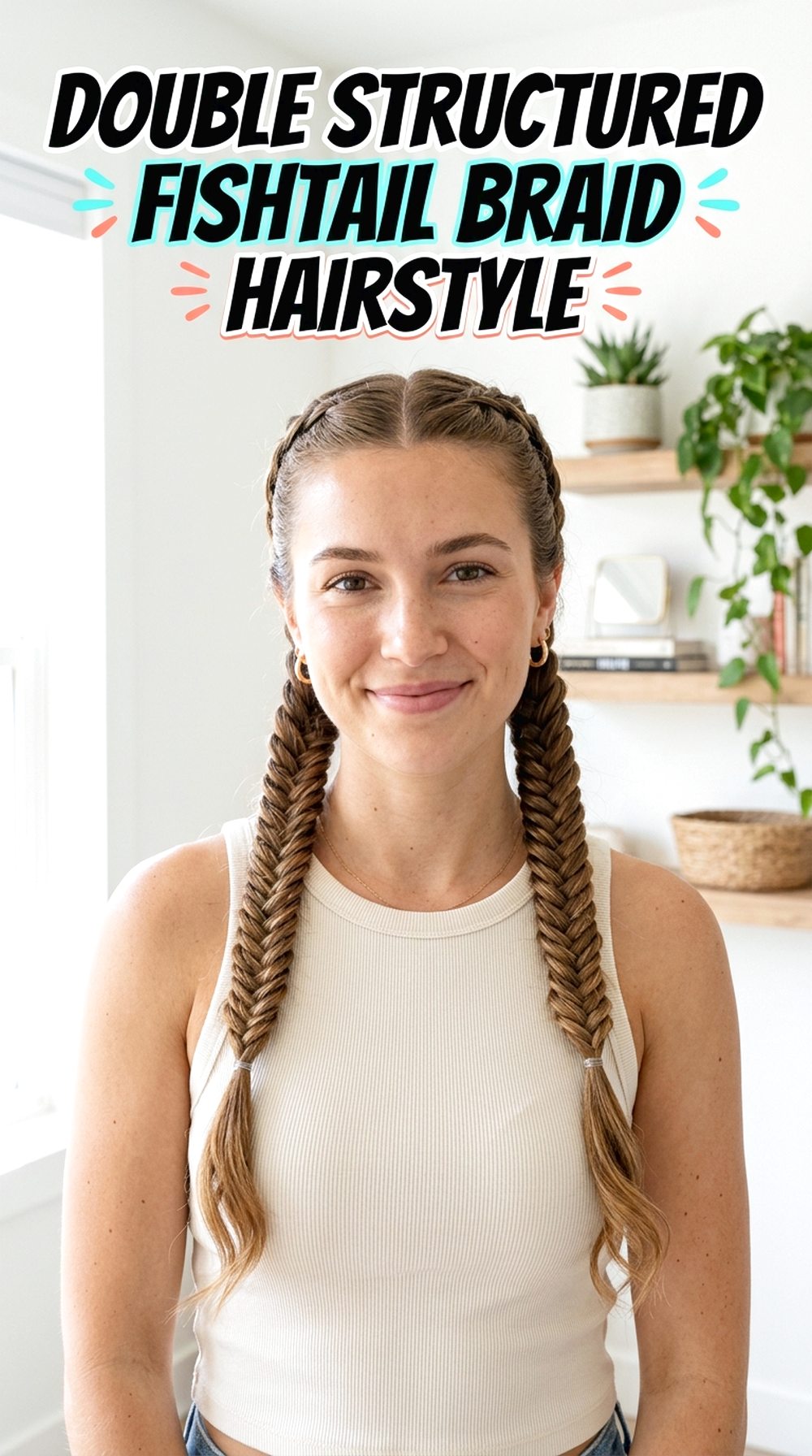 Double Structured Fishtail Braid