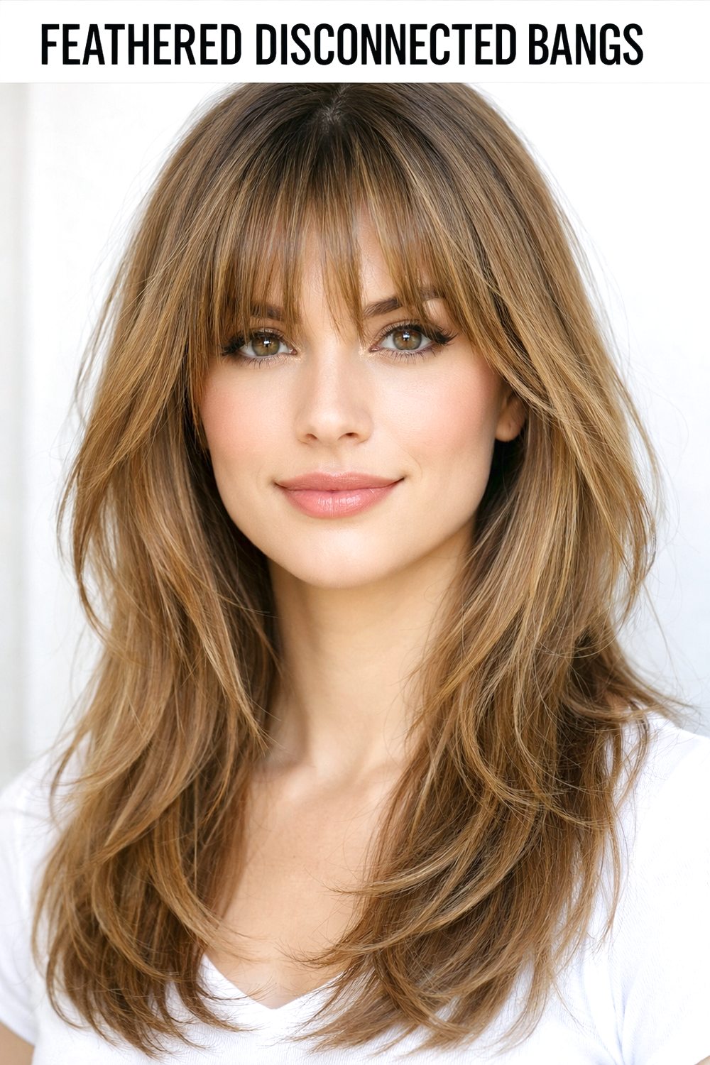 Feathered Disconnected Bangs