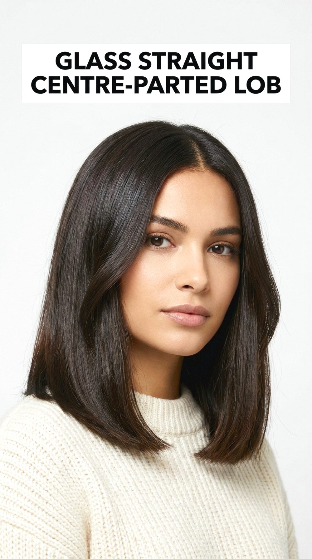 Glass Straight Centre-Parted Lob