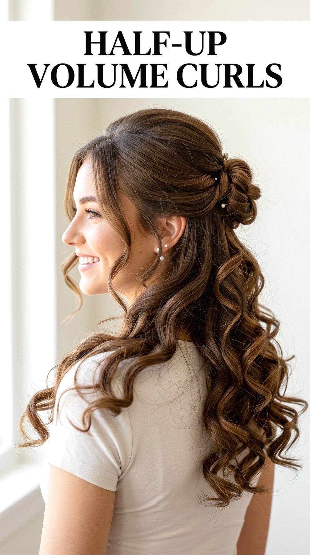 Half-Up Telenovela Volume Curls