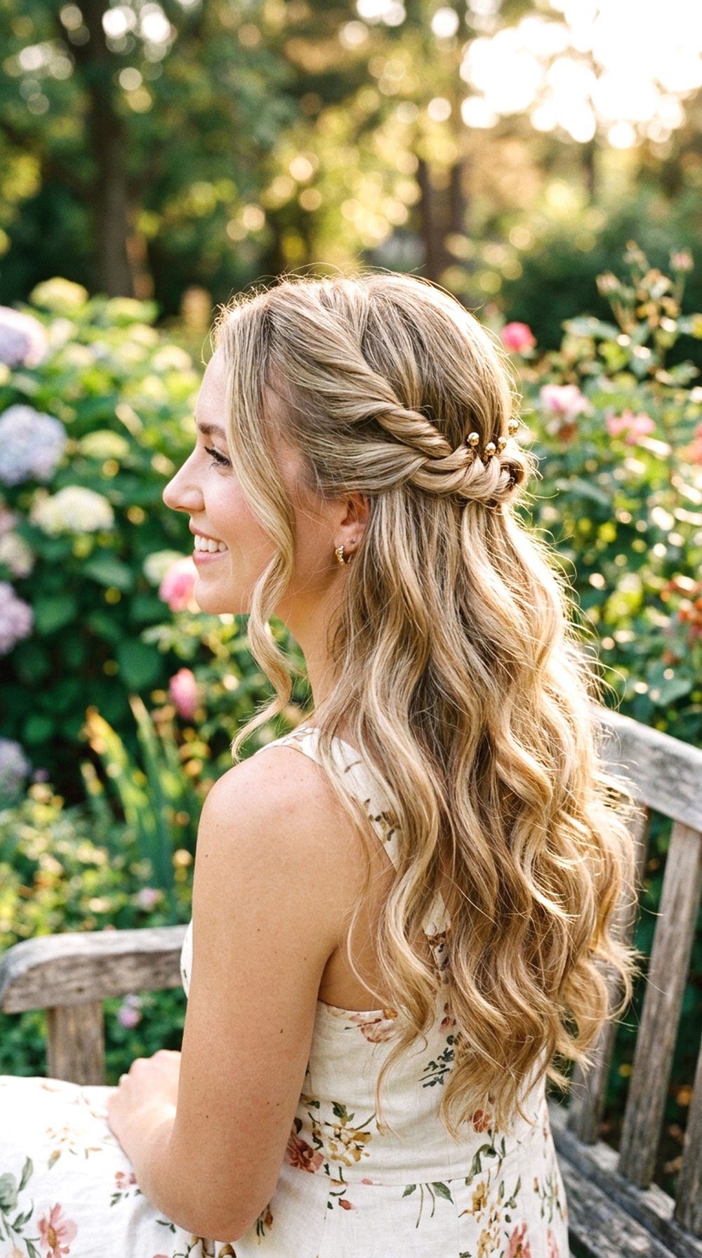 Half-Up Twisted Crown