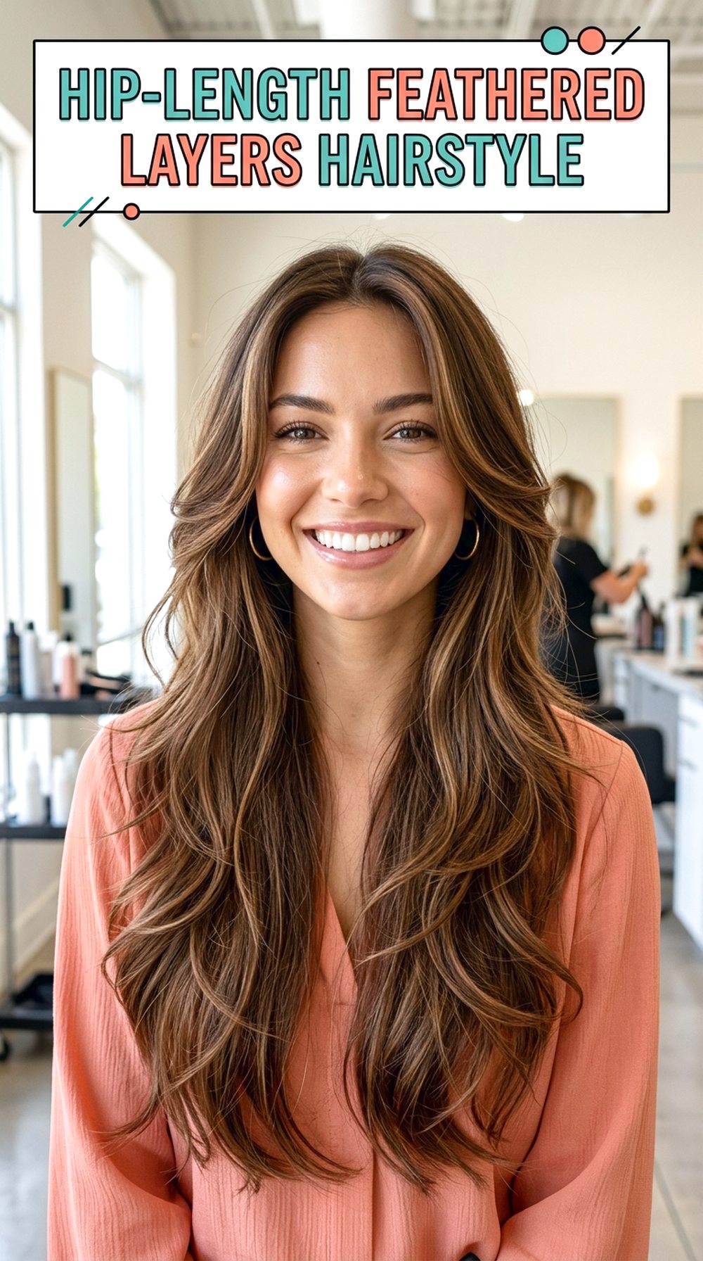 Hip-Length Feathered Layers