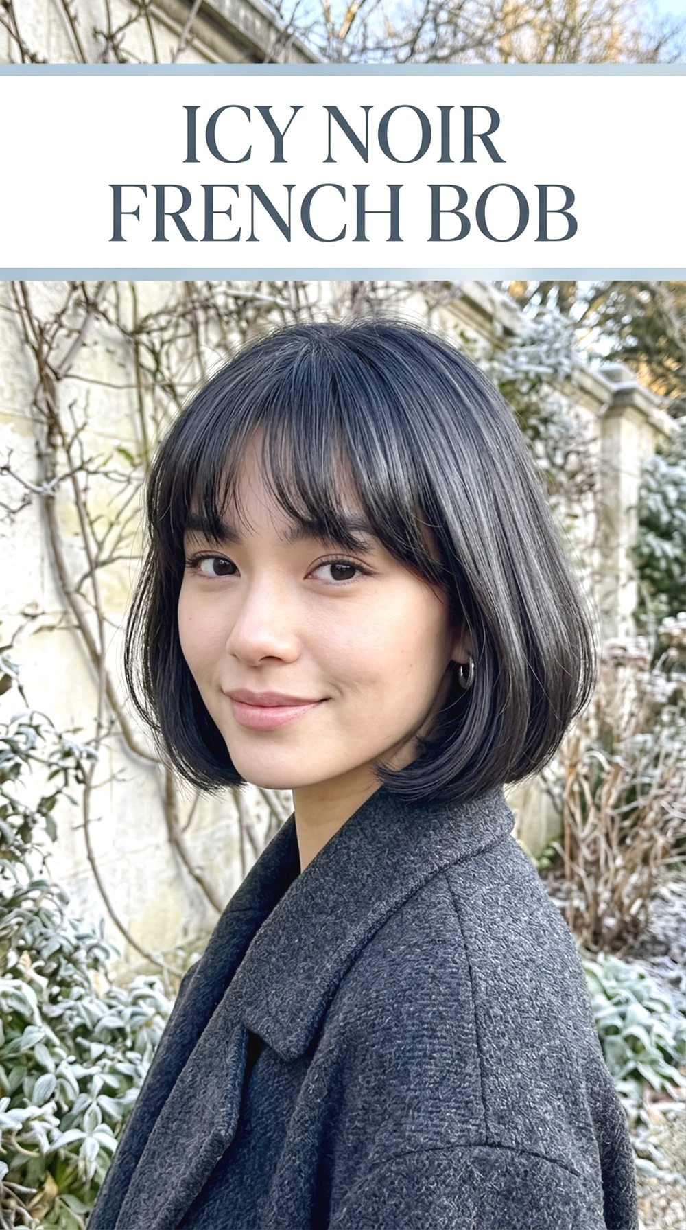 Icy Noir French Bob