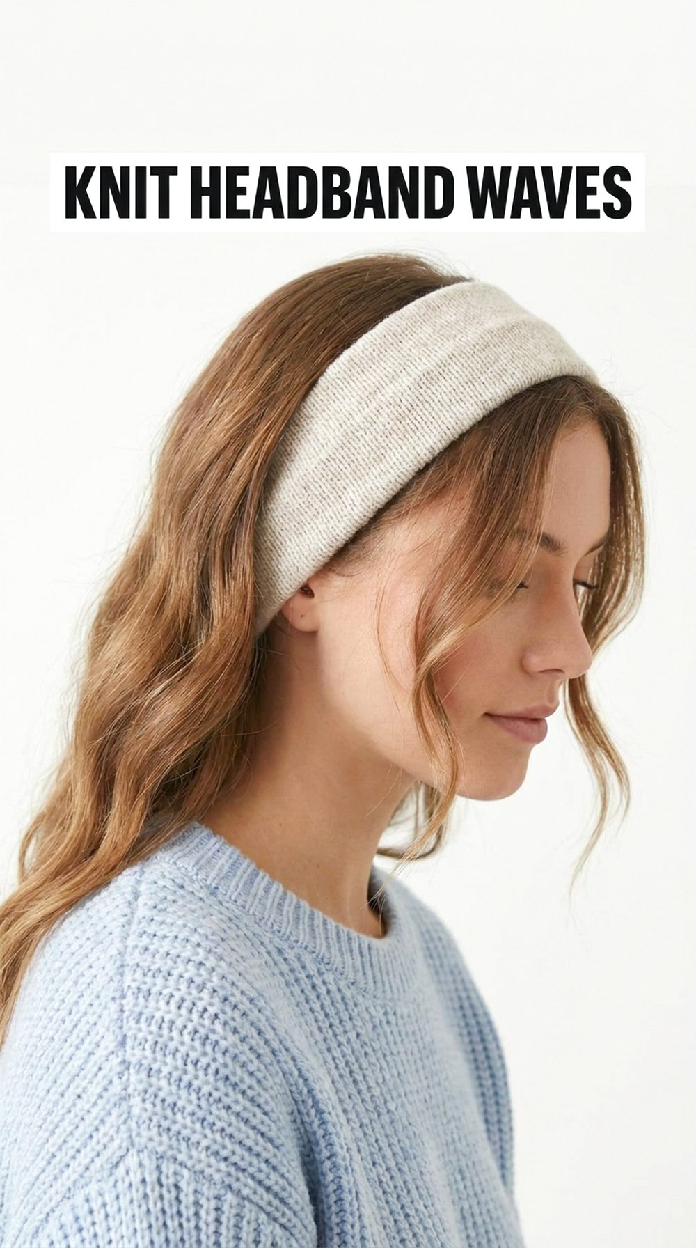 Knit Headband Waves