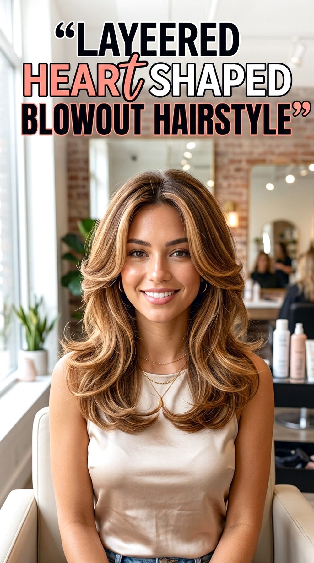 Layered Heart Shaped Blowout