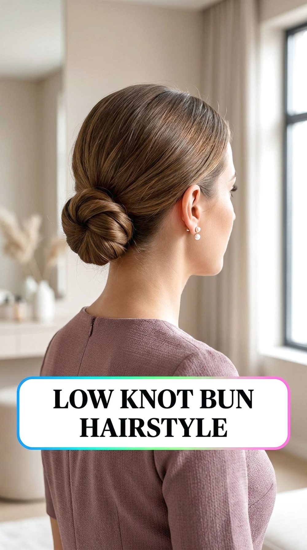 Low Knot Bun