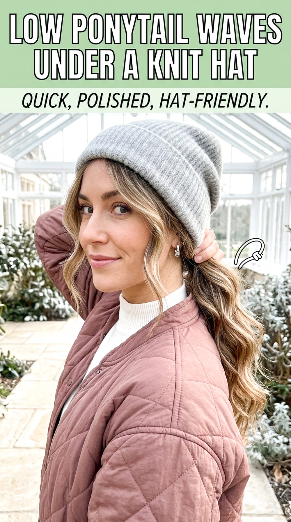 Low Ponytail Waves