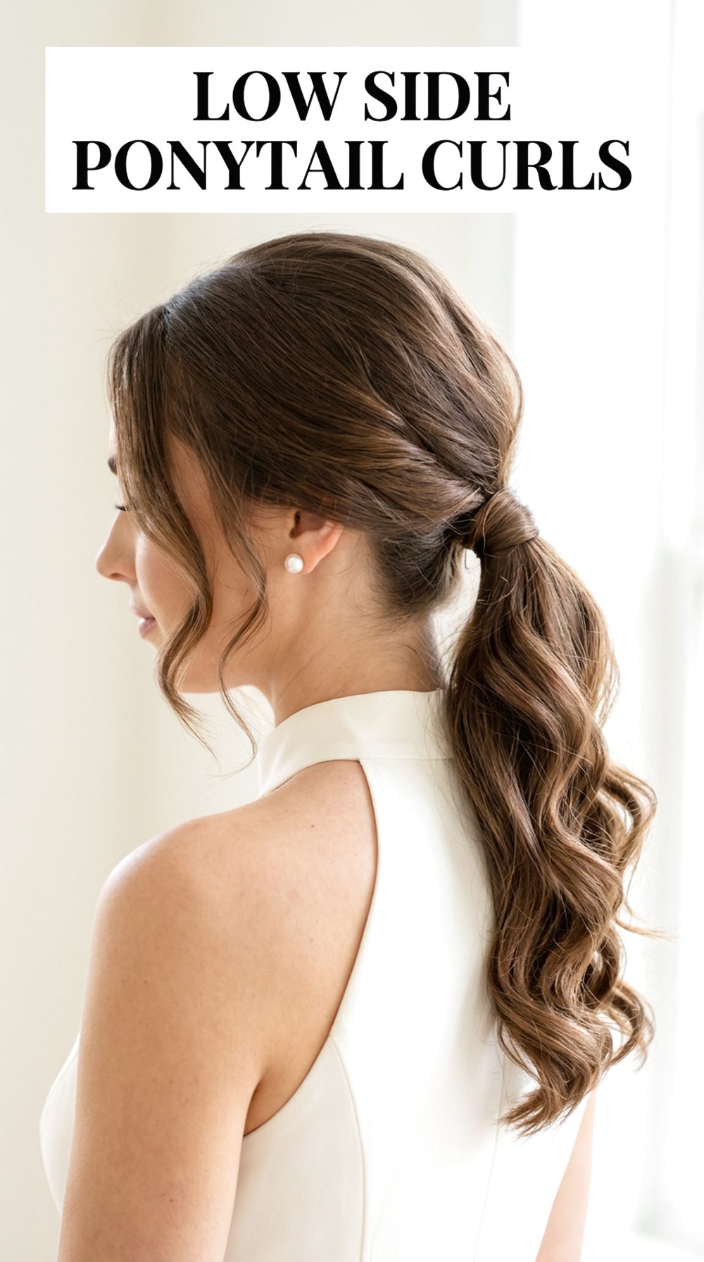 Low Side Ponytail Curls