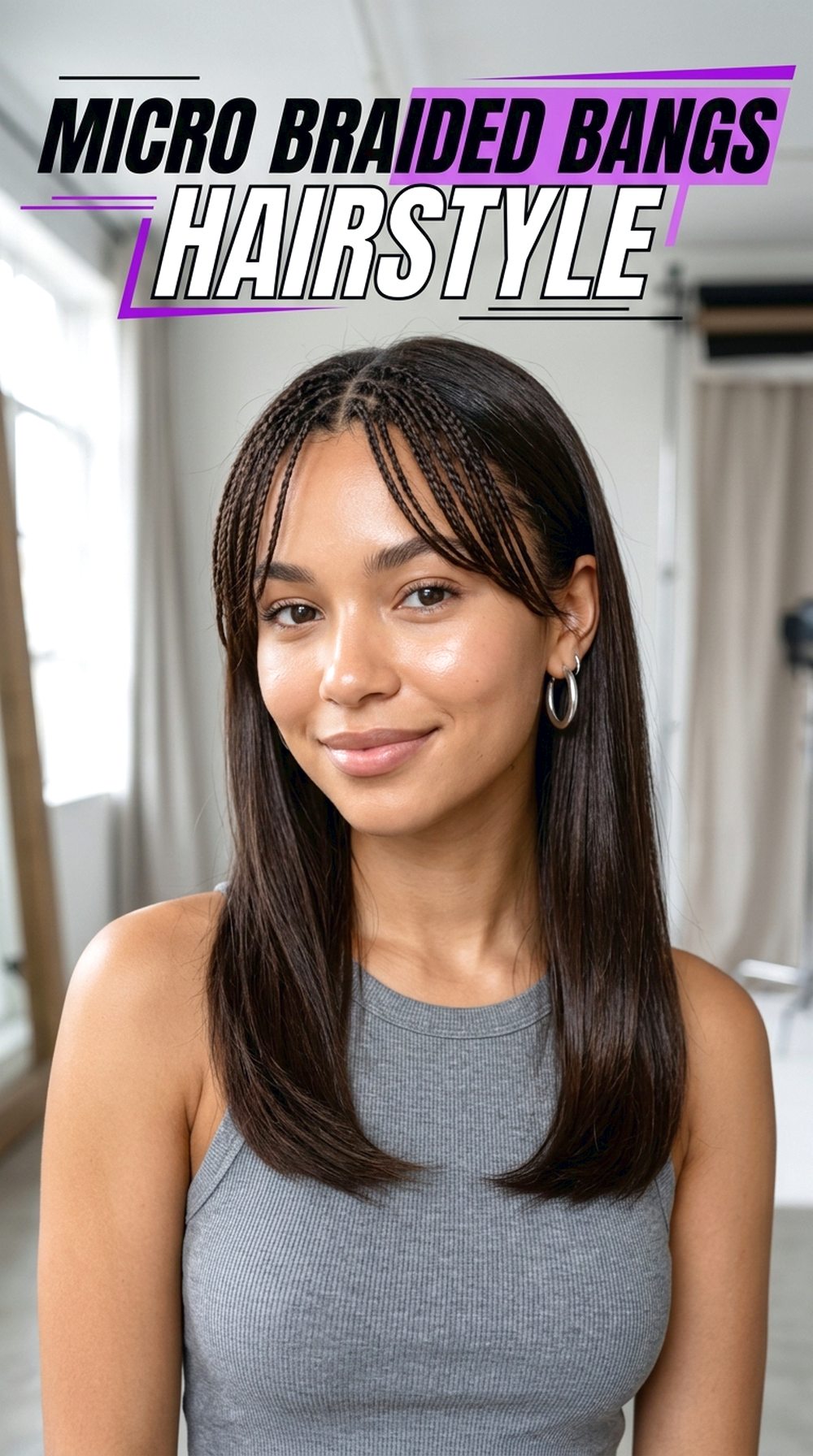Micro Braided Bangs