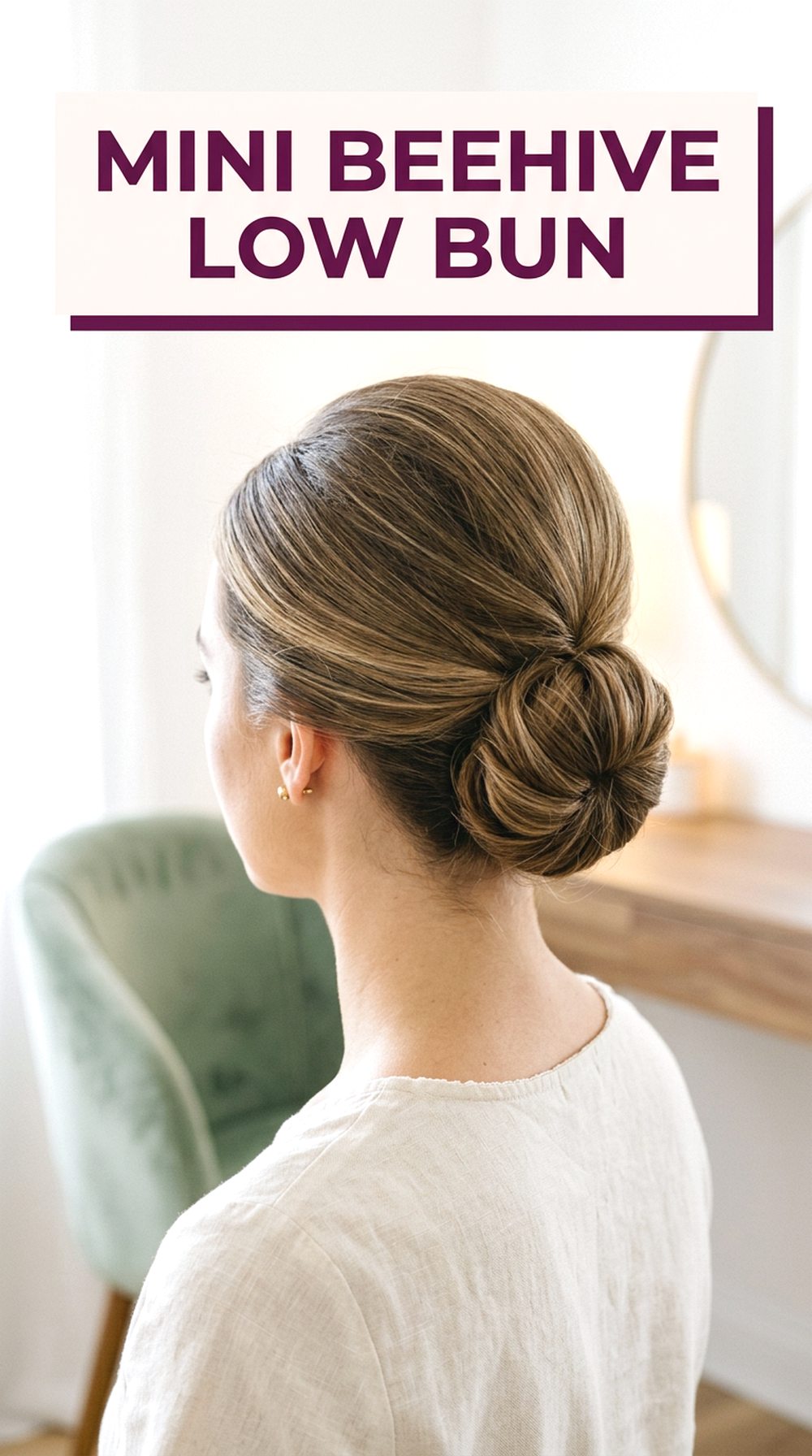 Mini Beehive Low Bun