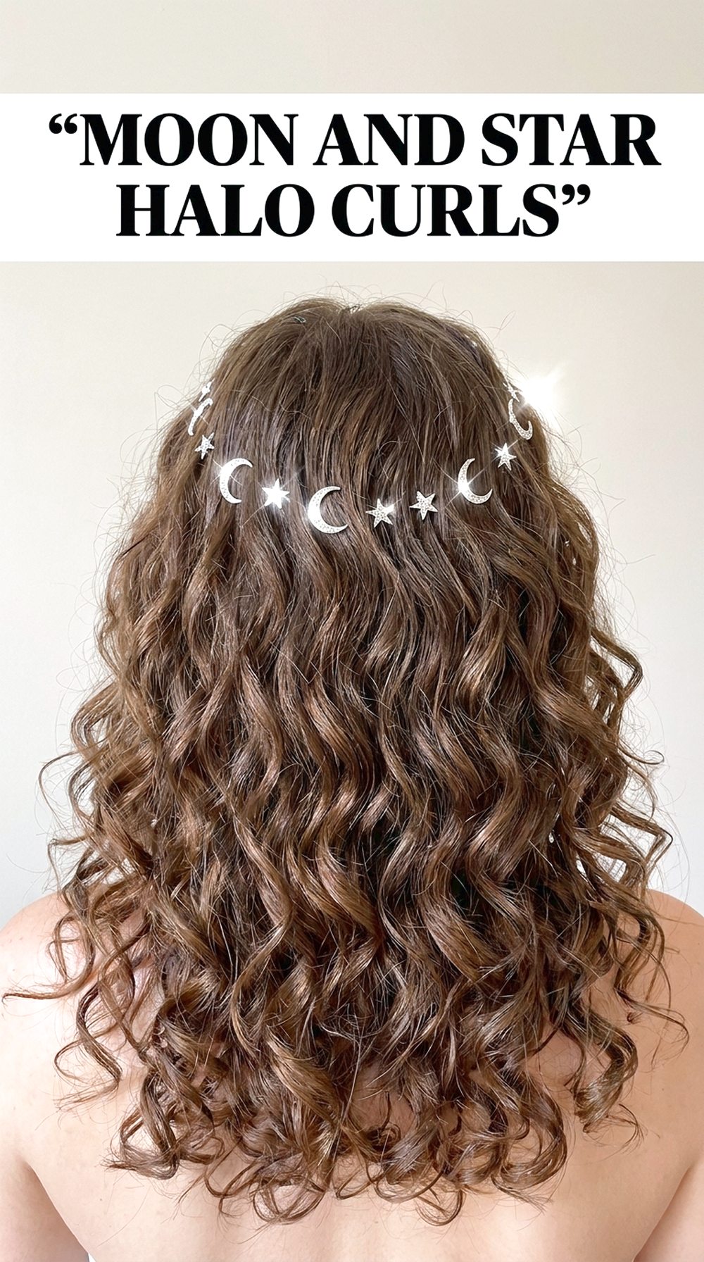 Moon And Star Halo Curls