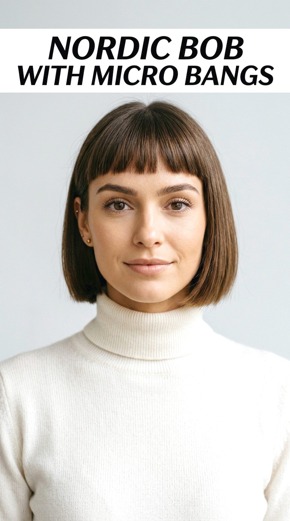 Nordic Bob With Micro Bangs
