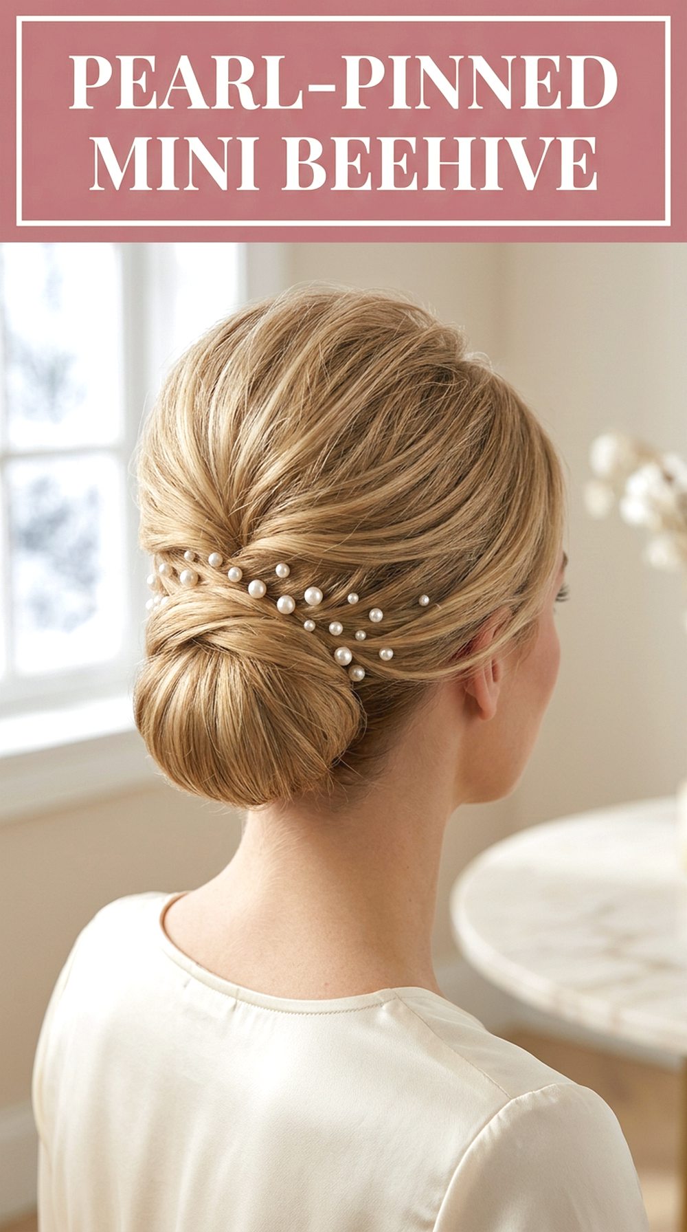 Pearl-Pinned Mini Beehive