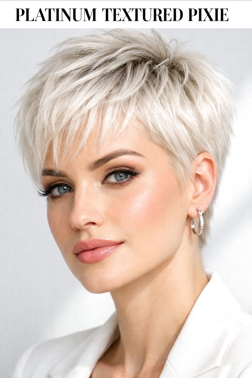 Platinum Textured Pixie
