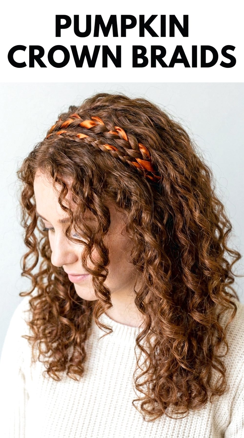 Pumpkin Crown Braids