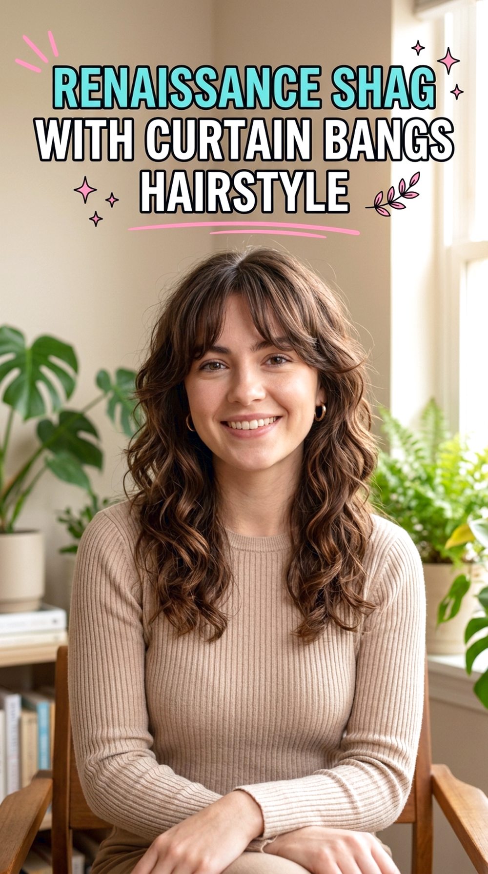 Renaissance Shag With Curtain Bangs