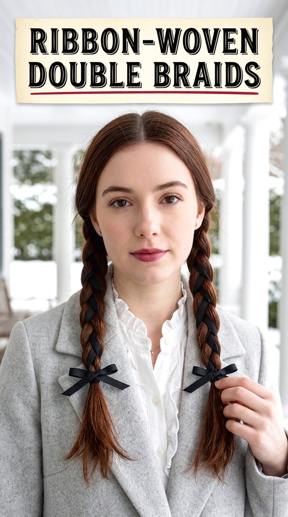 Ribbon-Woven Double Braids