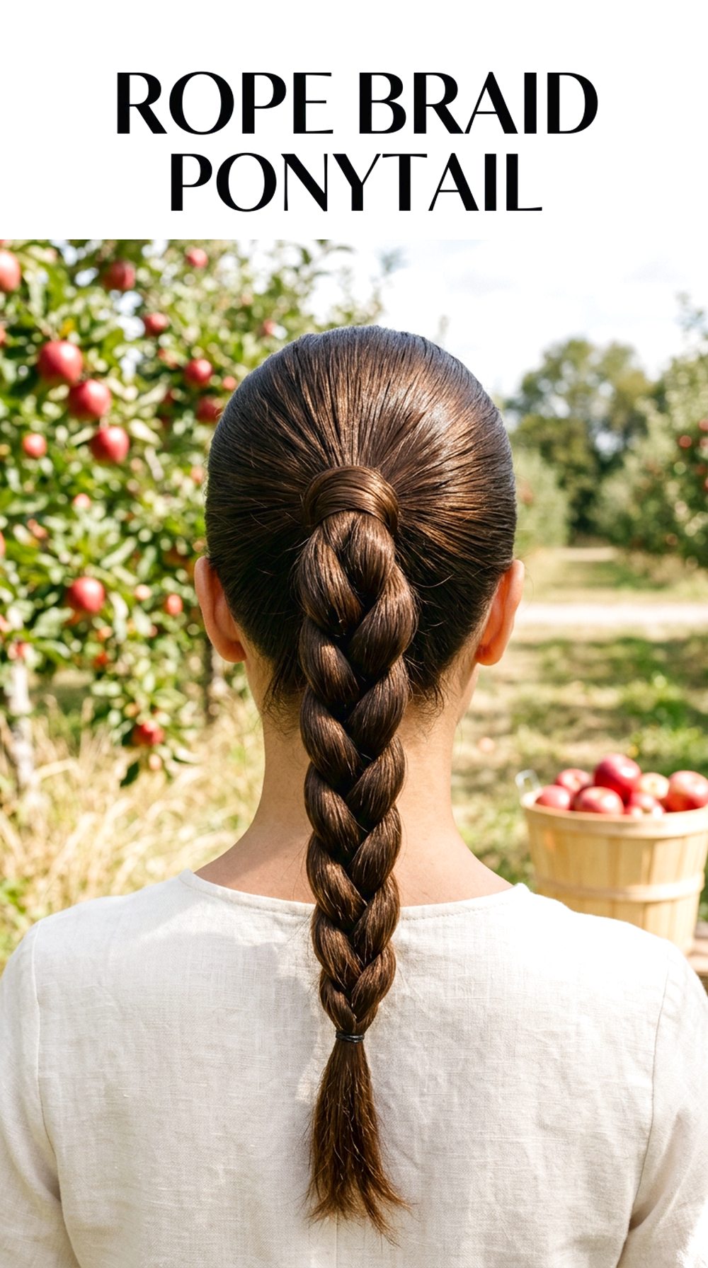 Rope Braid Ponytail