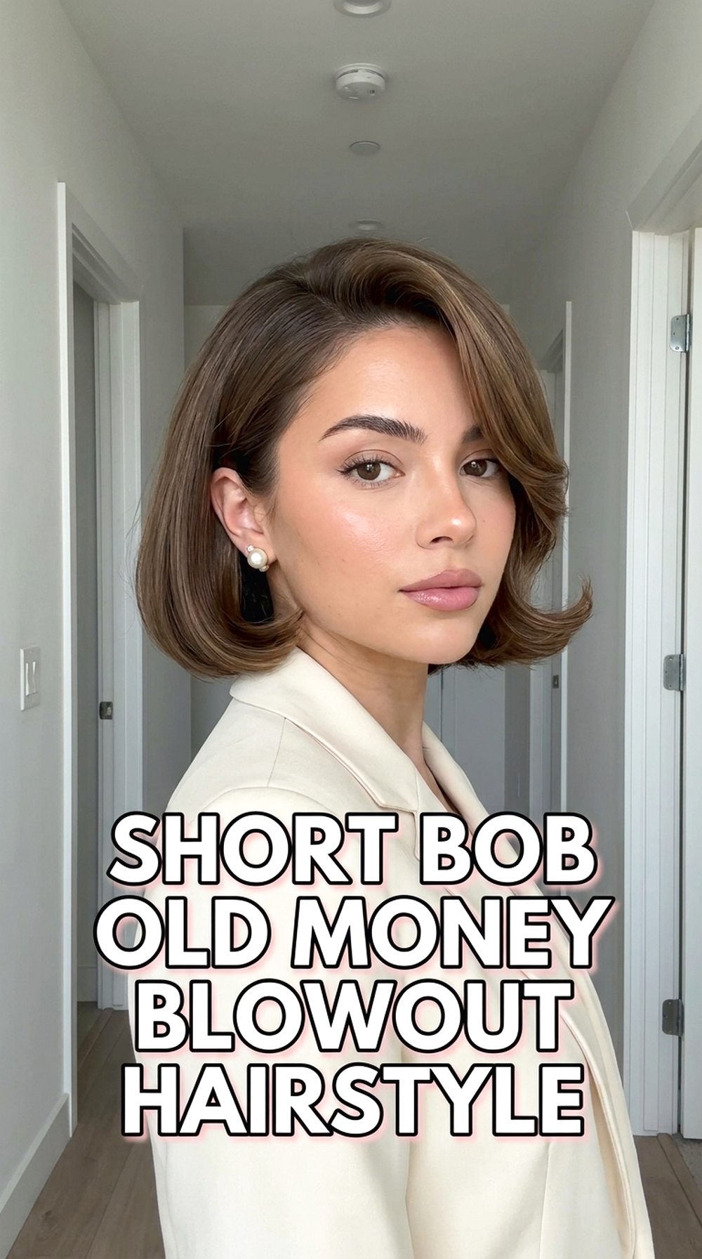 Short Bob Old Money Blowout