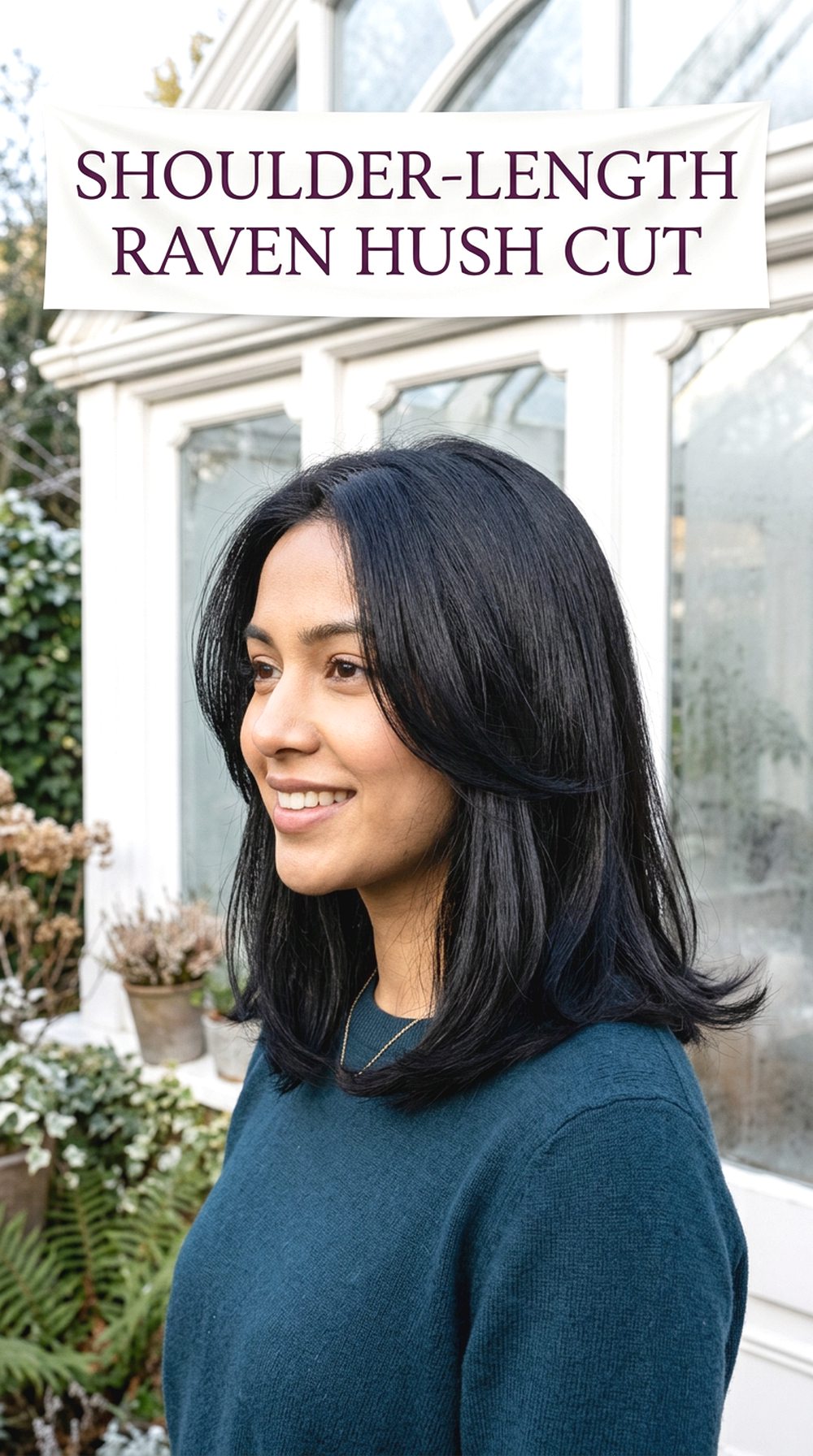 Shoulder-Length Raven Hush Cut
