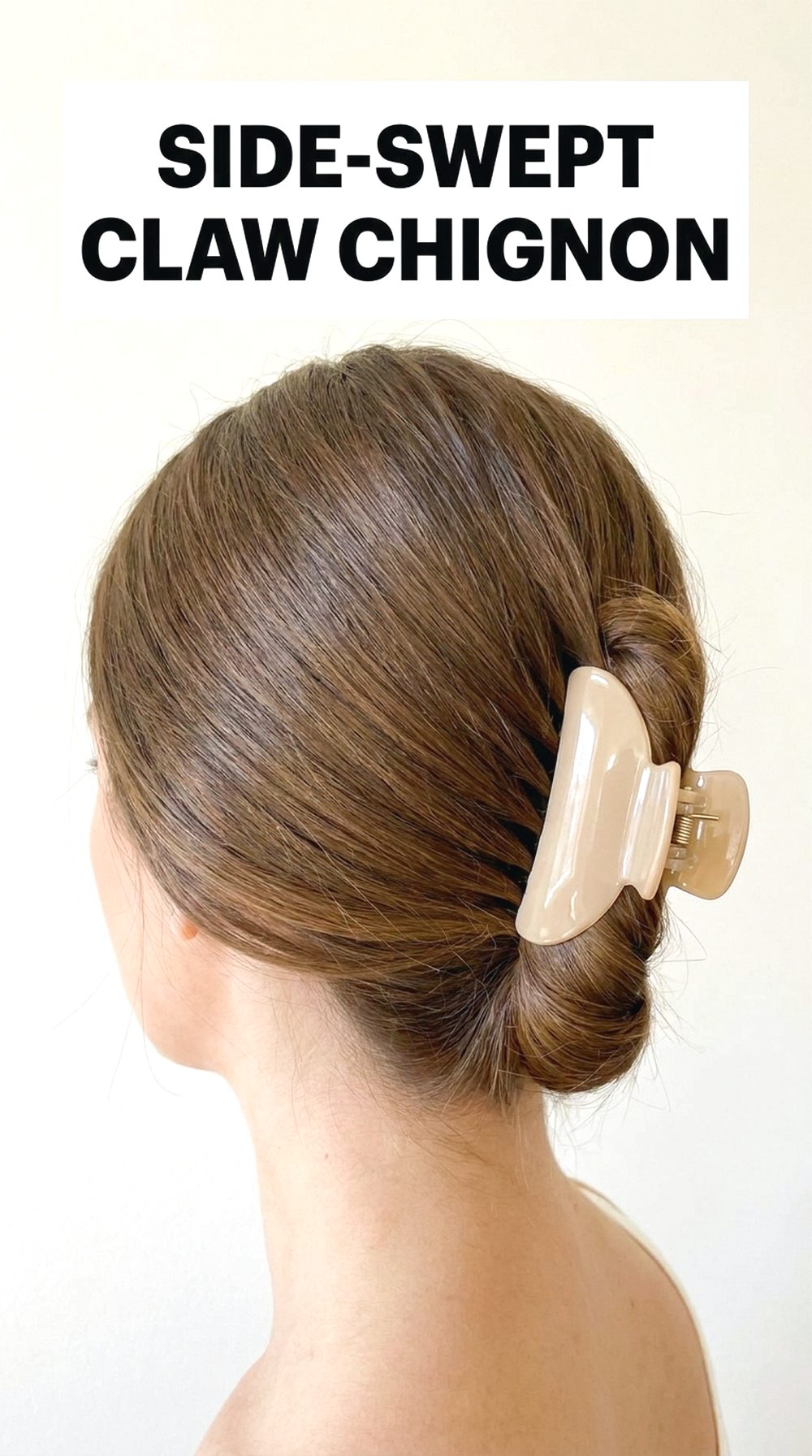Side-Swept Claw Chignon