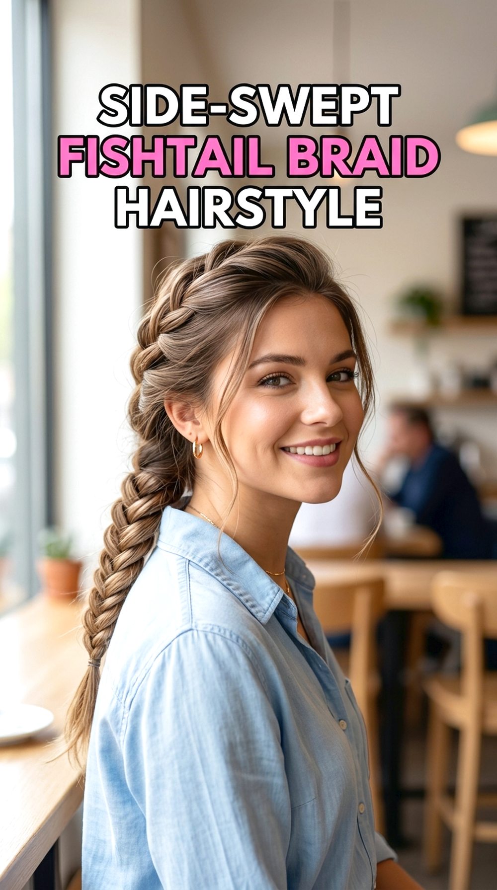 Side-Swept Fishtail Braid
