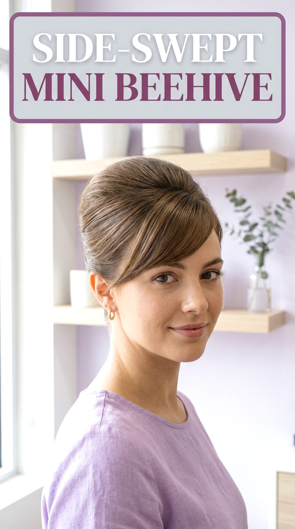 Side-Swept Mini Beehive