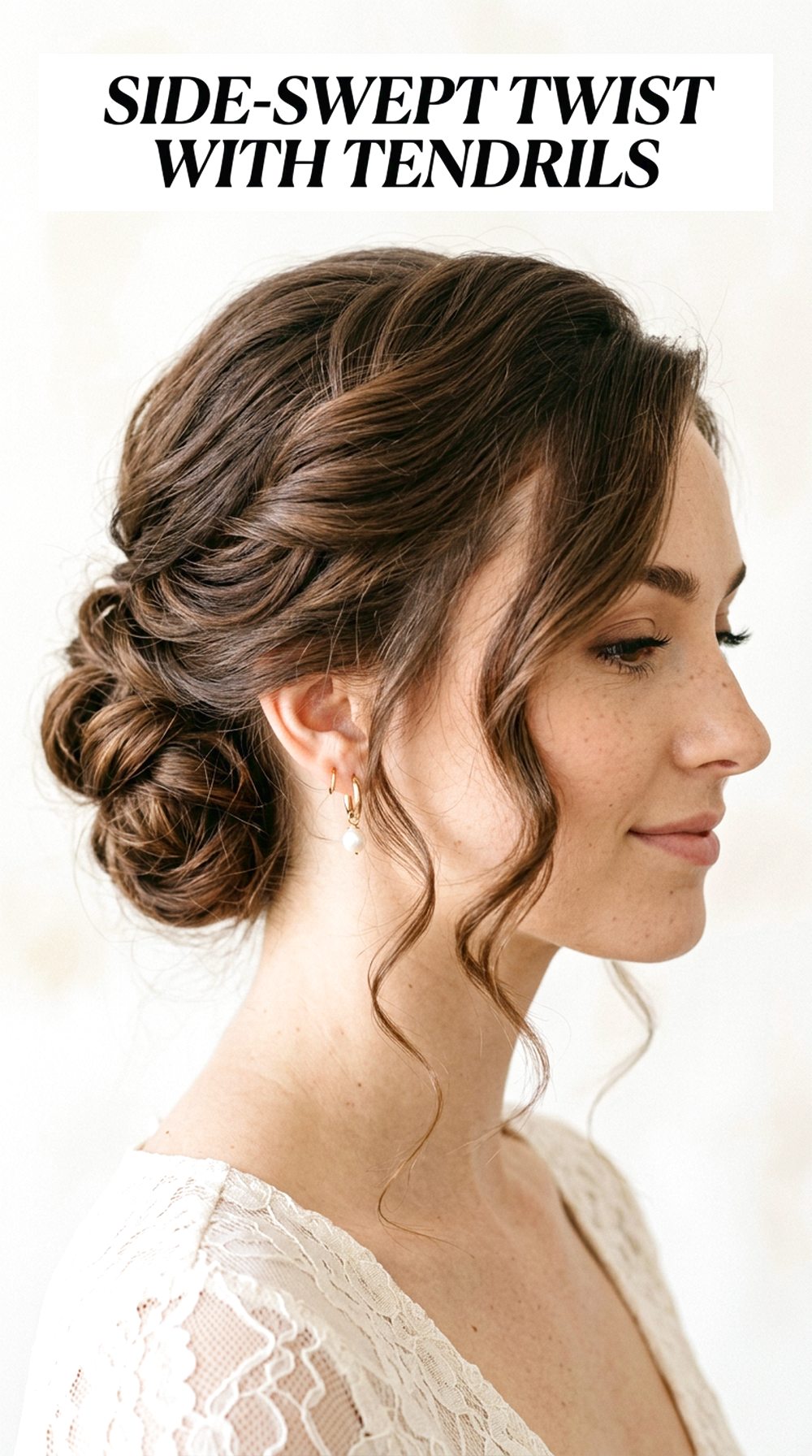 Side-Swept Twist With Curled Tendrils