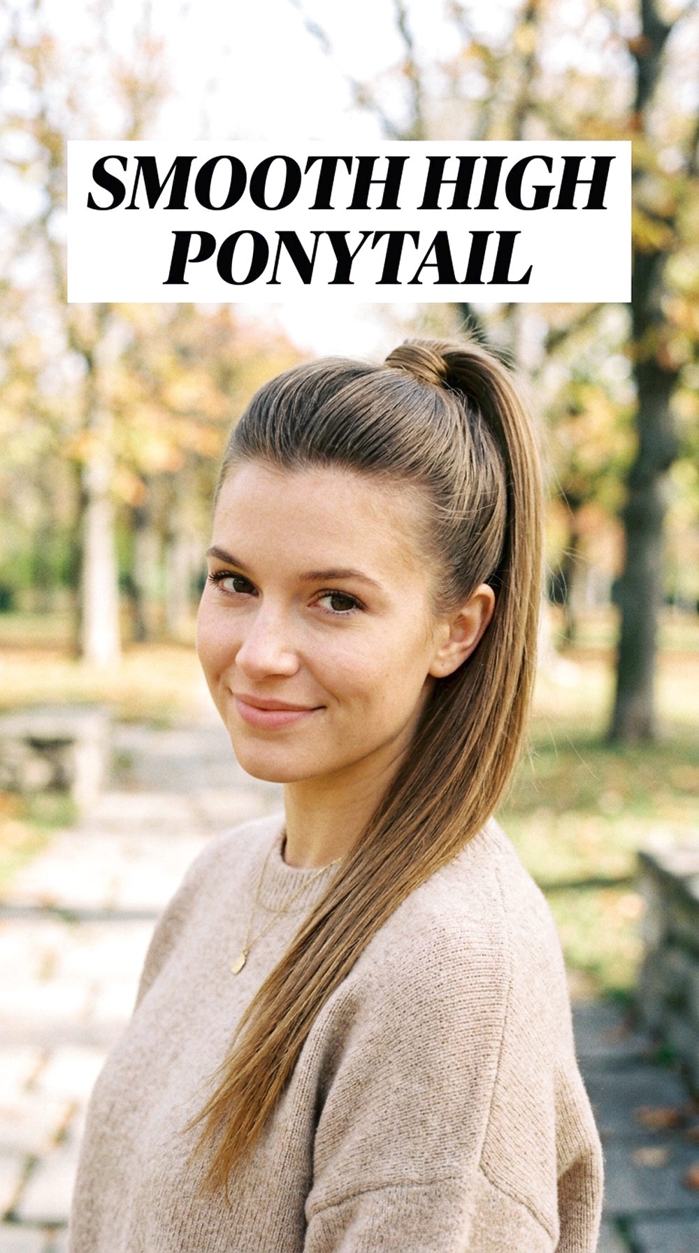 Smooth High Ponytail