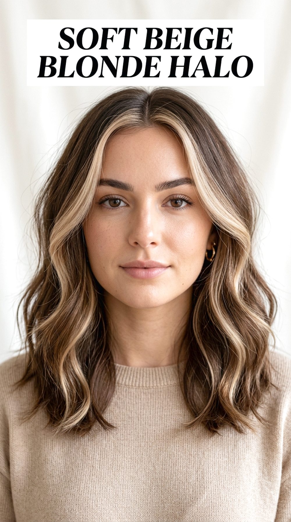 Soft Beige Blonde Halo