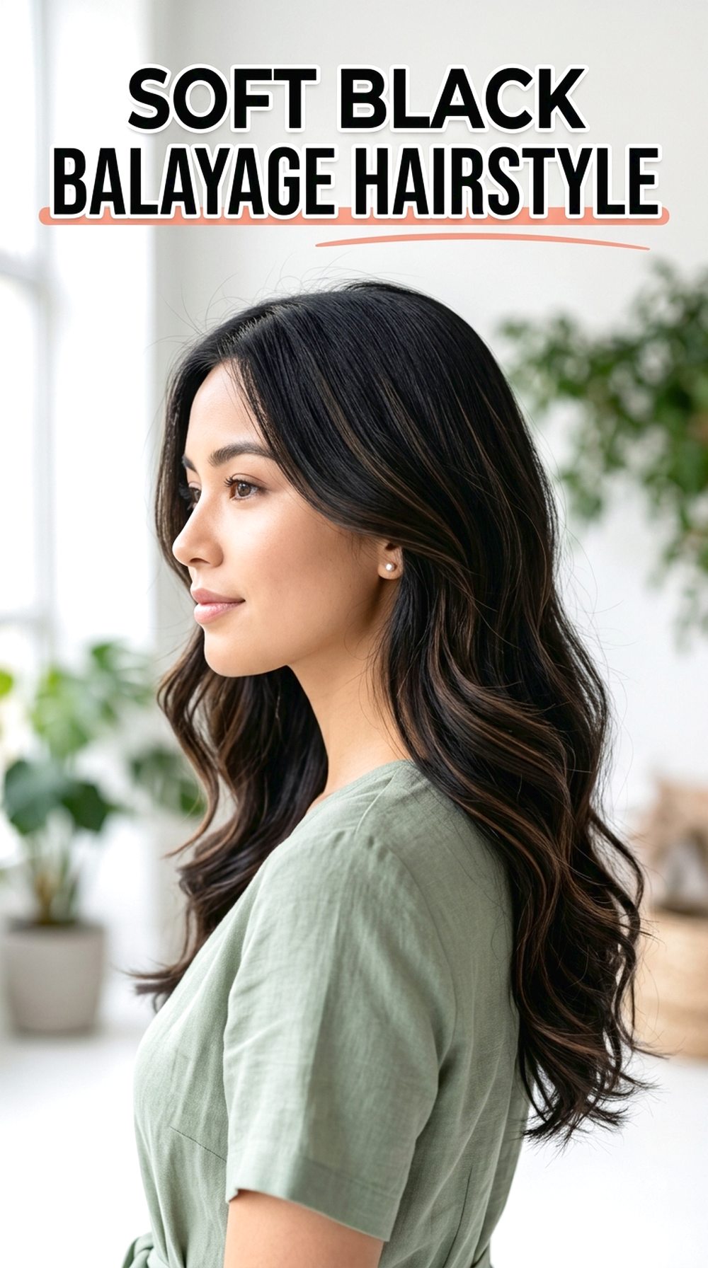 Soft Black Balayage