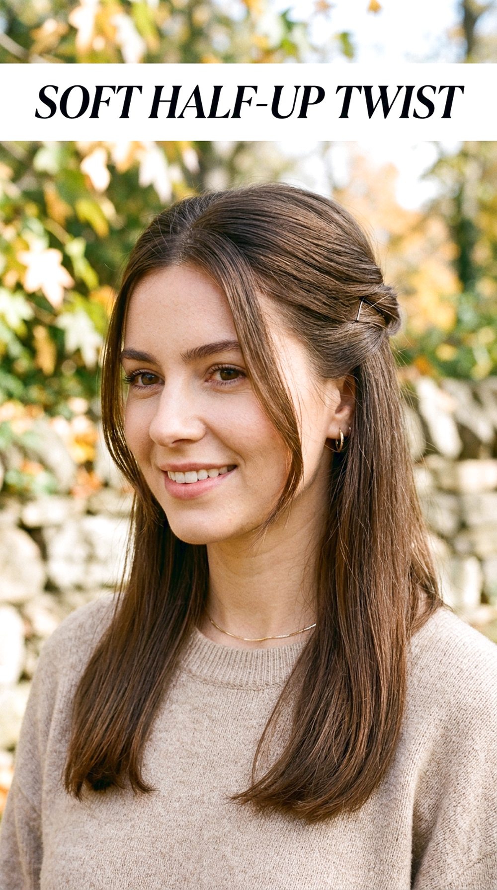 Soft Half-Up Twist