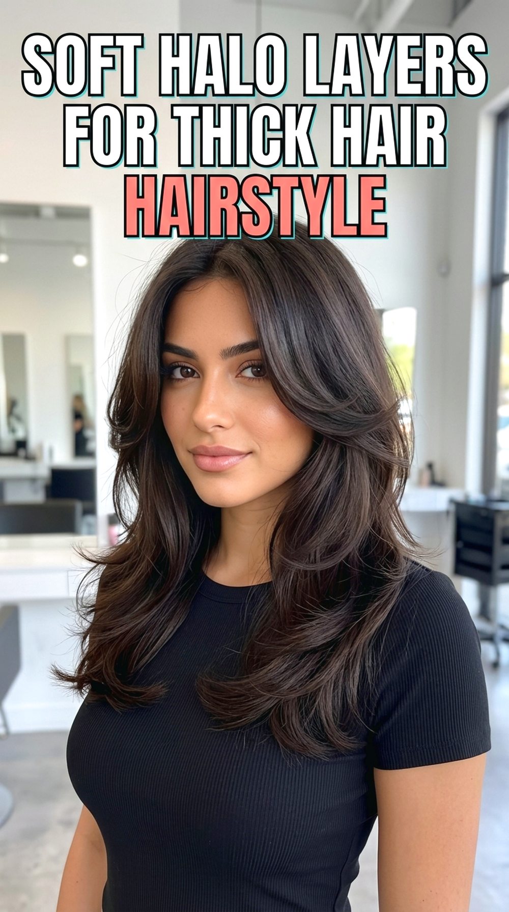 Soft Halo Layers For Thick Hair
