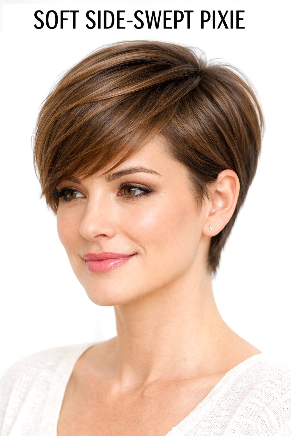 Soft Side-Swept Pixie