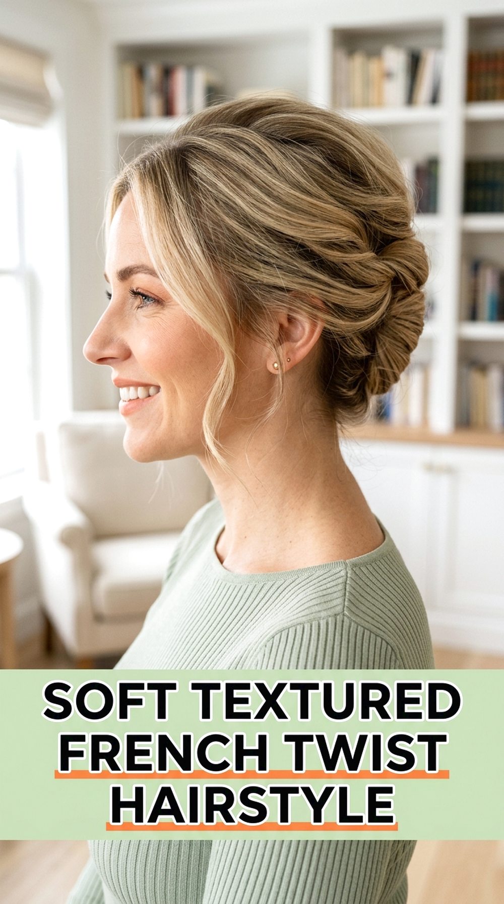 Soft Textured French Twist