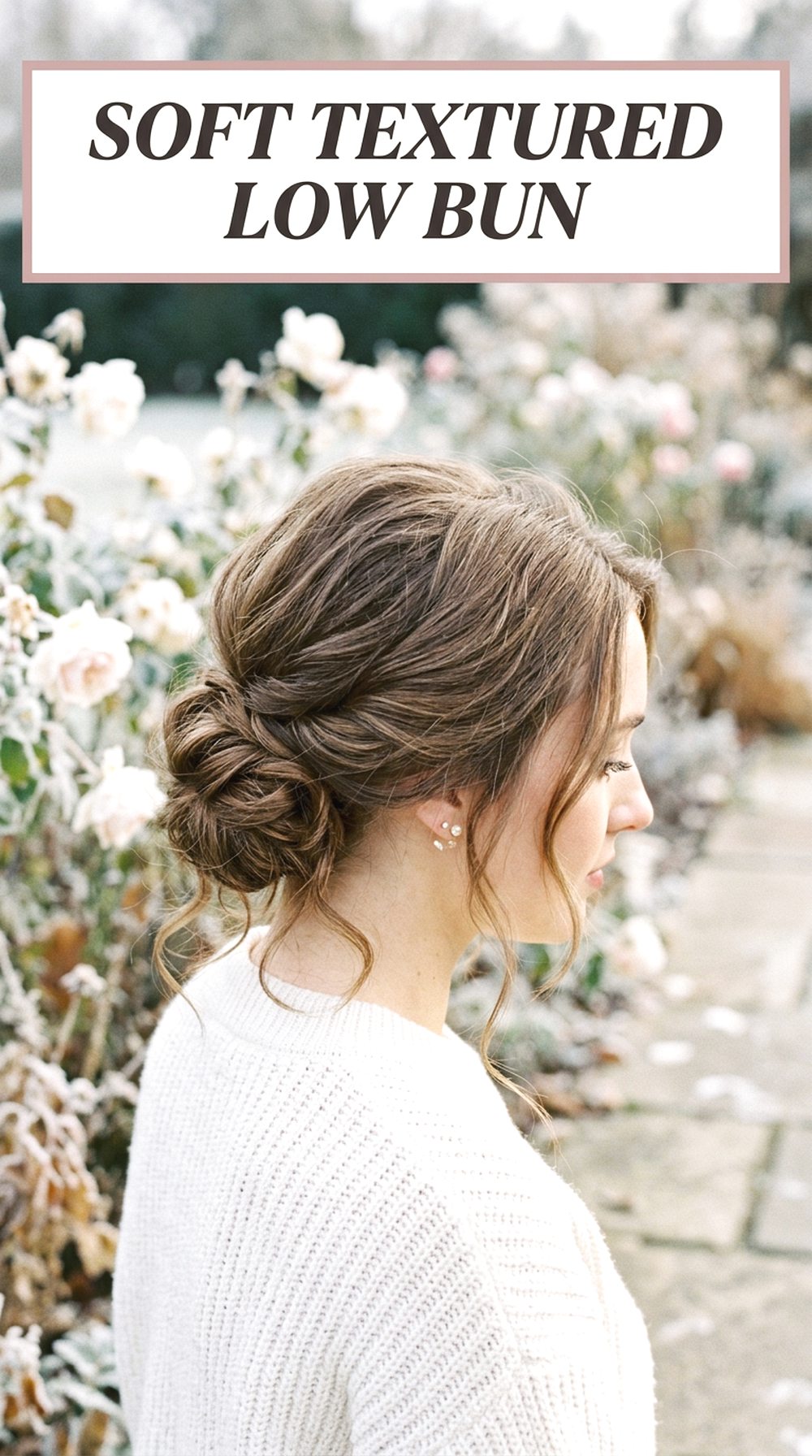 Soft Textured Low Bun