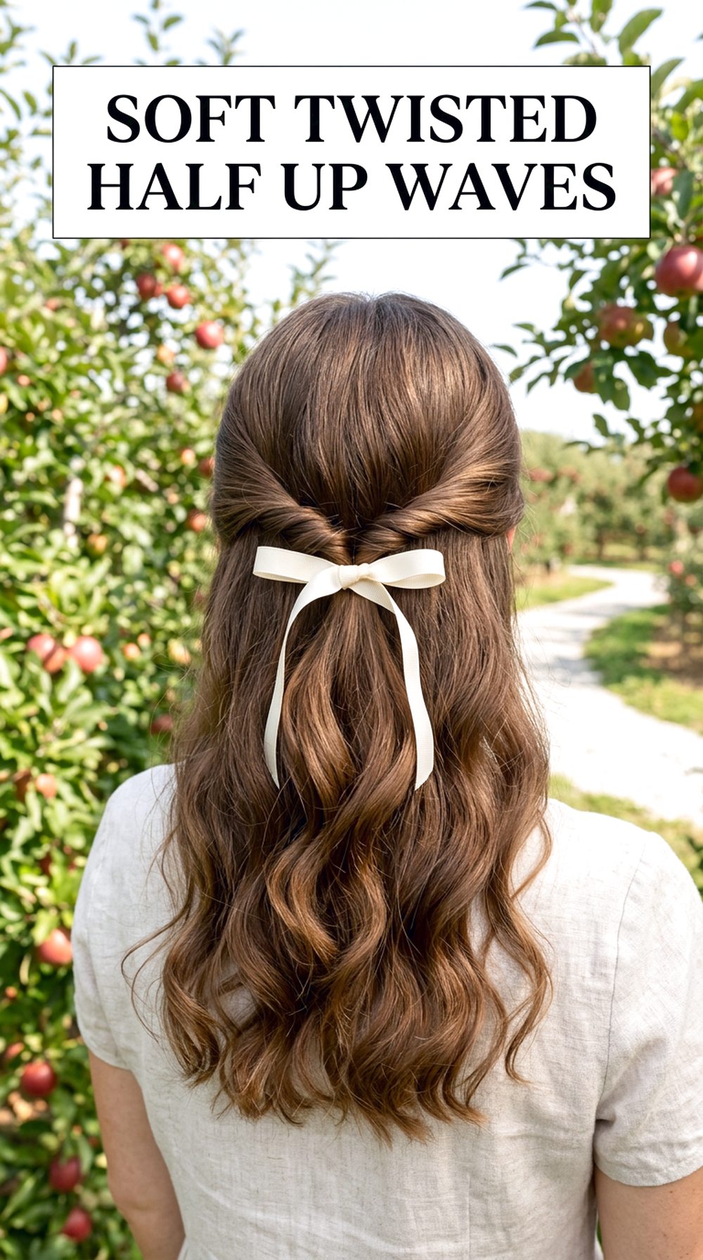 Soft Twisted Half Up Waves