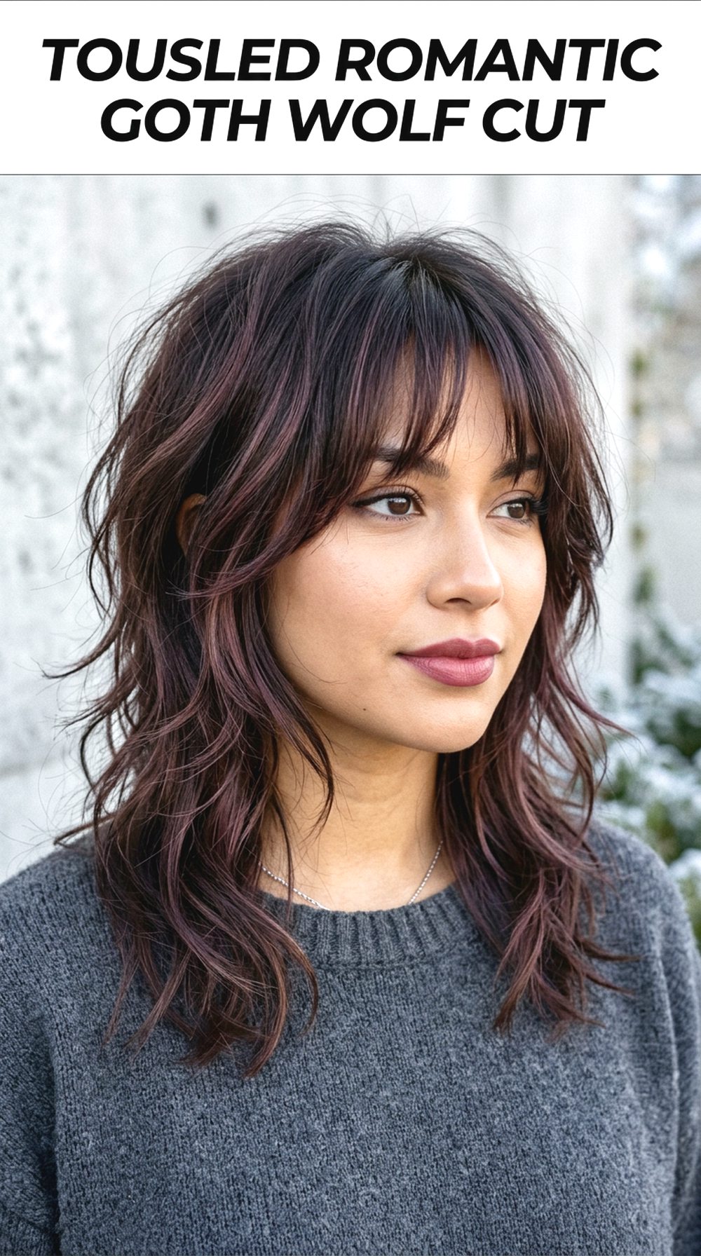 Tousled Romantic Goth Wolf Cut
