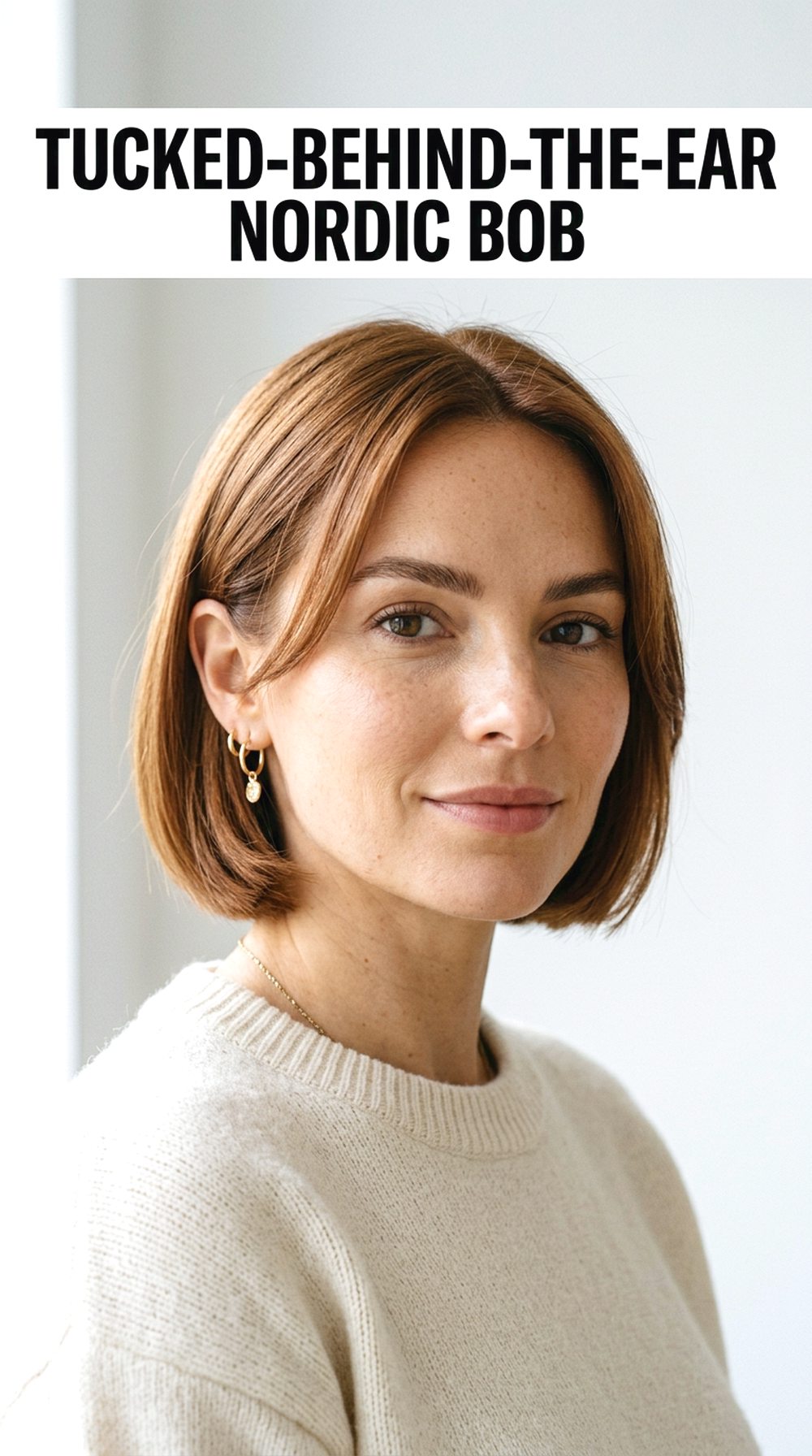 Tucked-Behind-The-Ear Nordic Bob