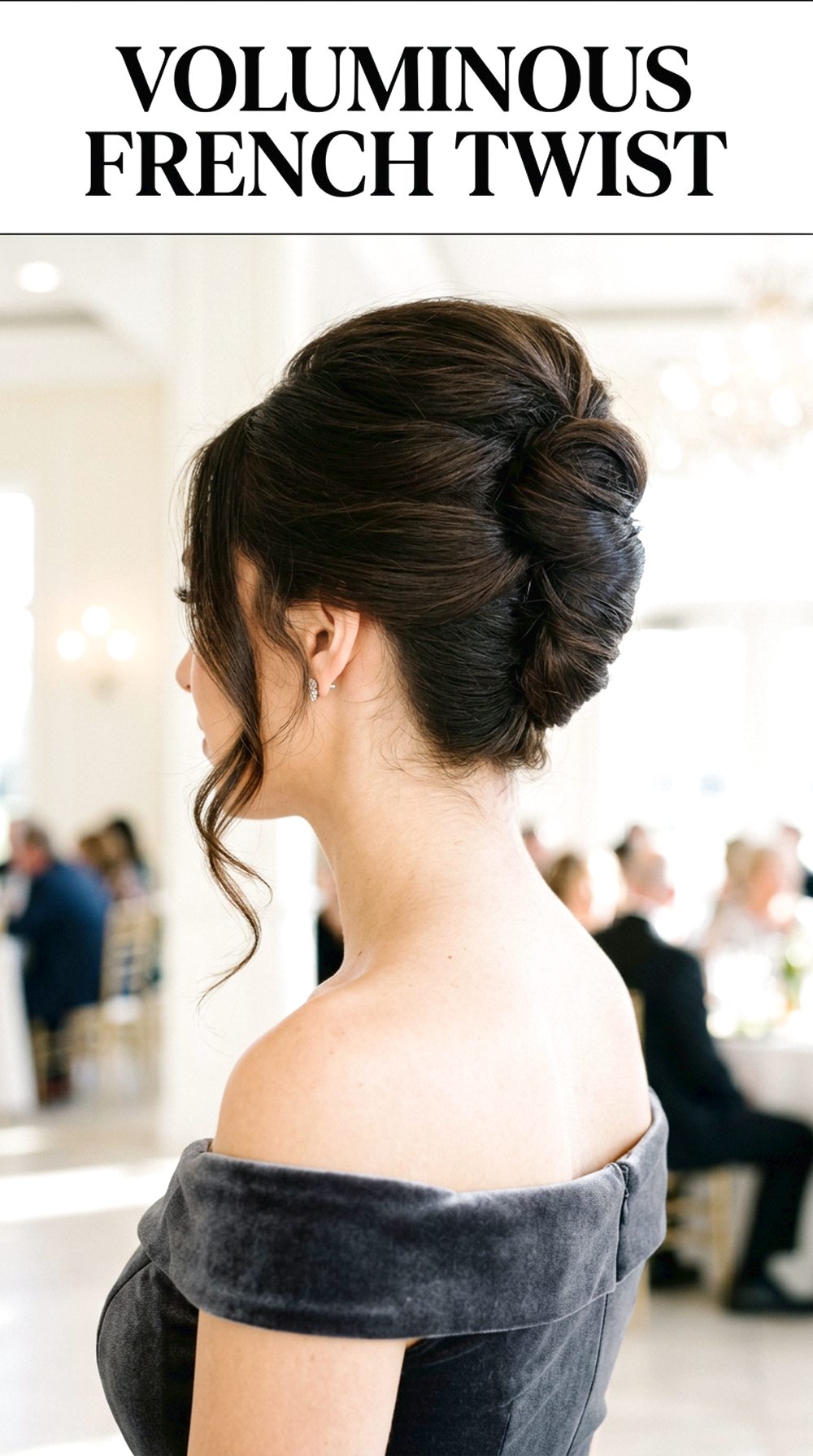 Voluminous French Twist