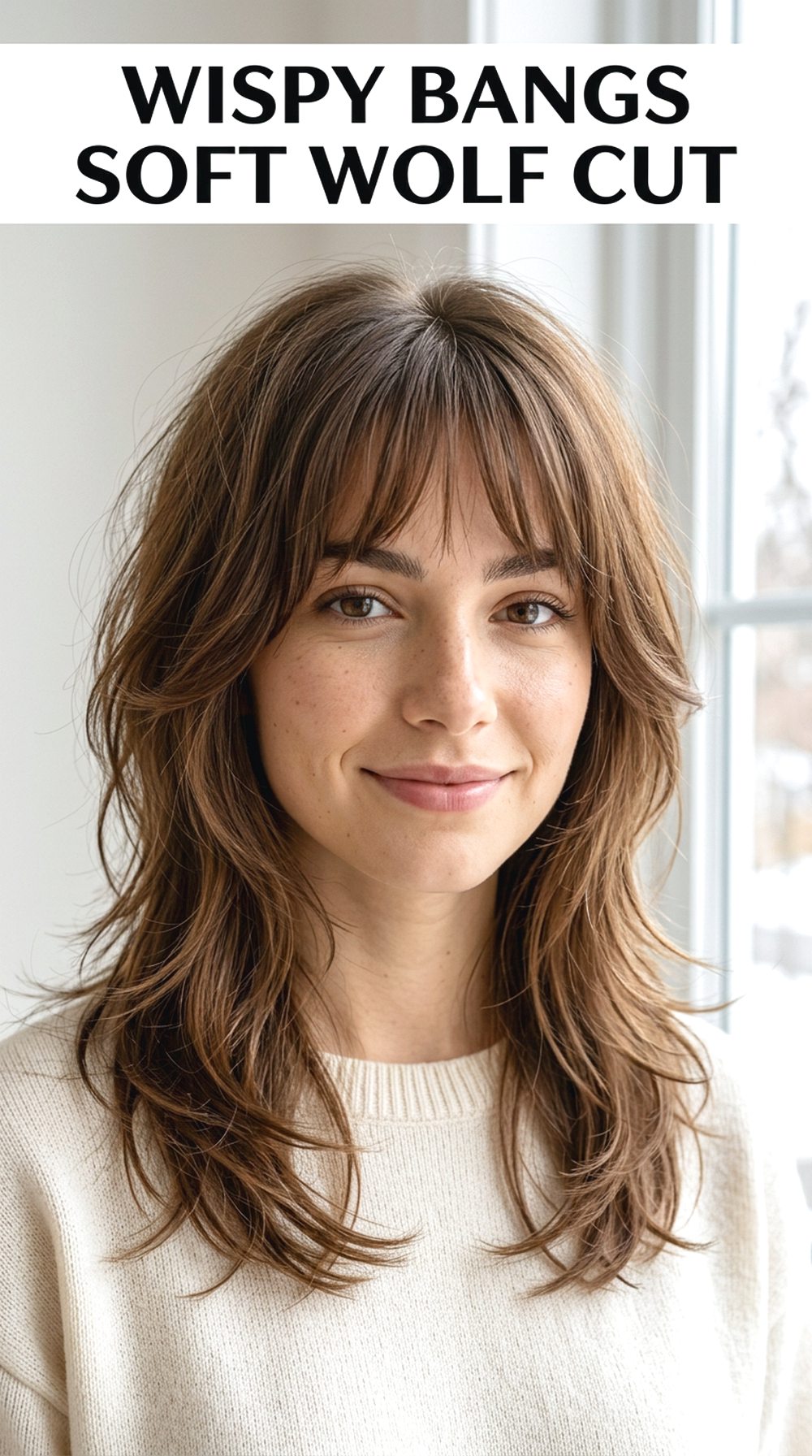 Wispy Bangs Winter Soft Wolf Cut
