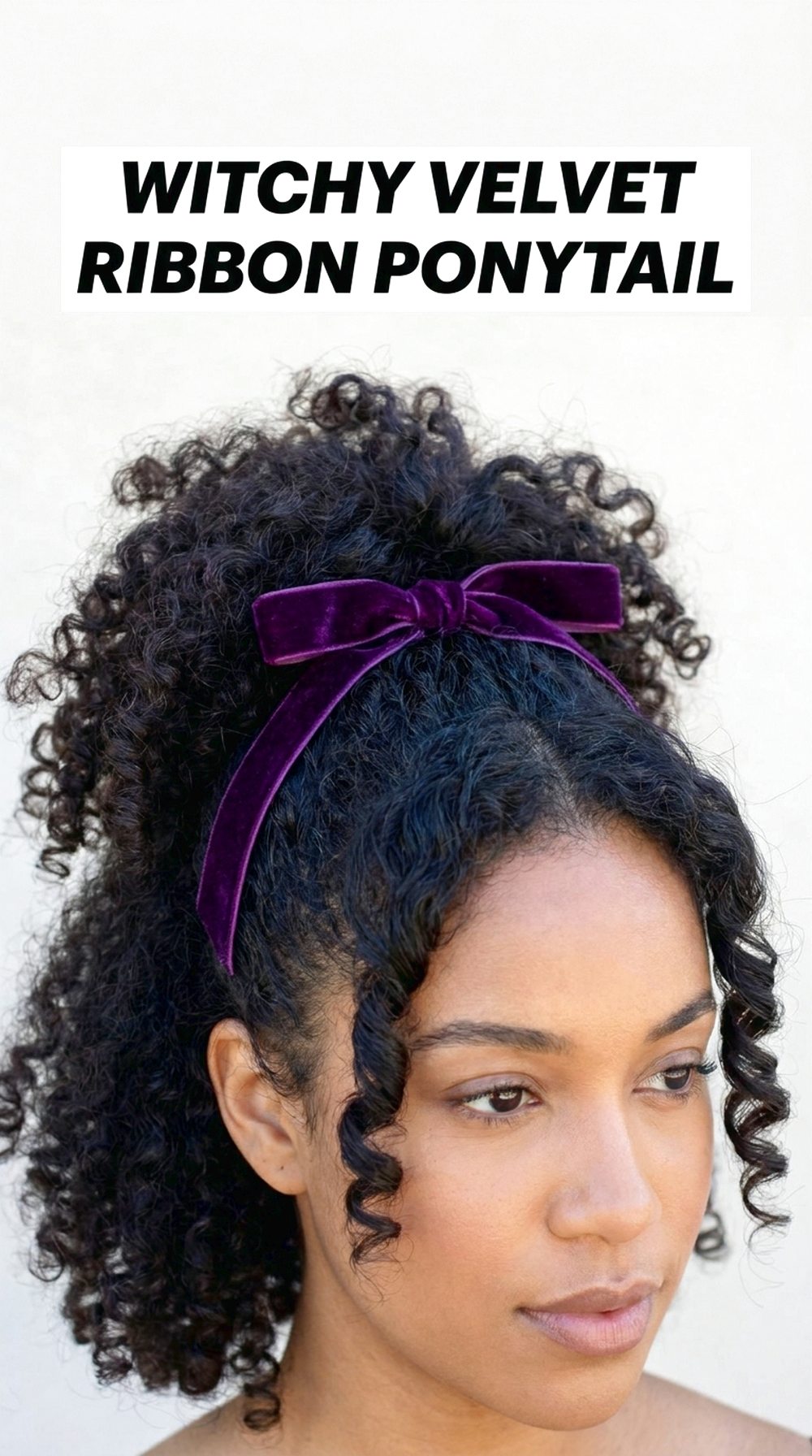 Witchy Velvet Ribbon Ponytail